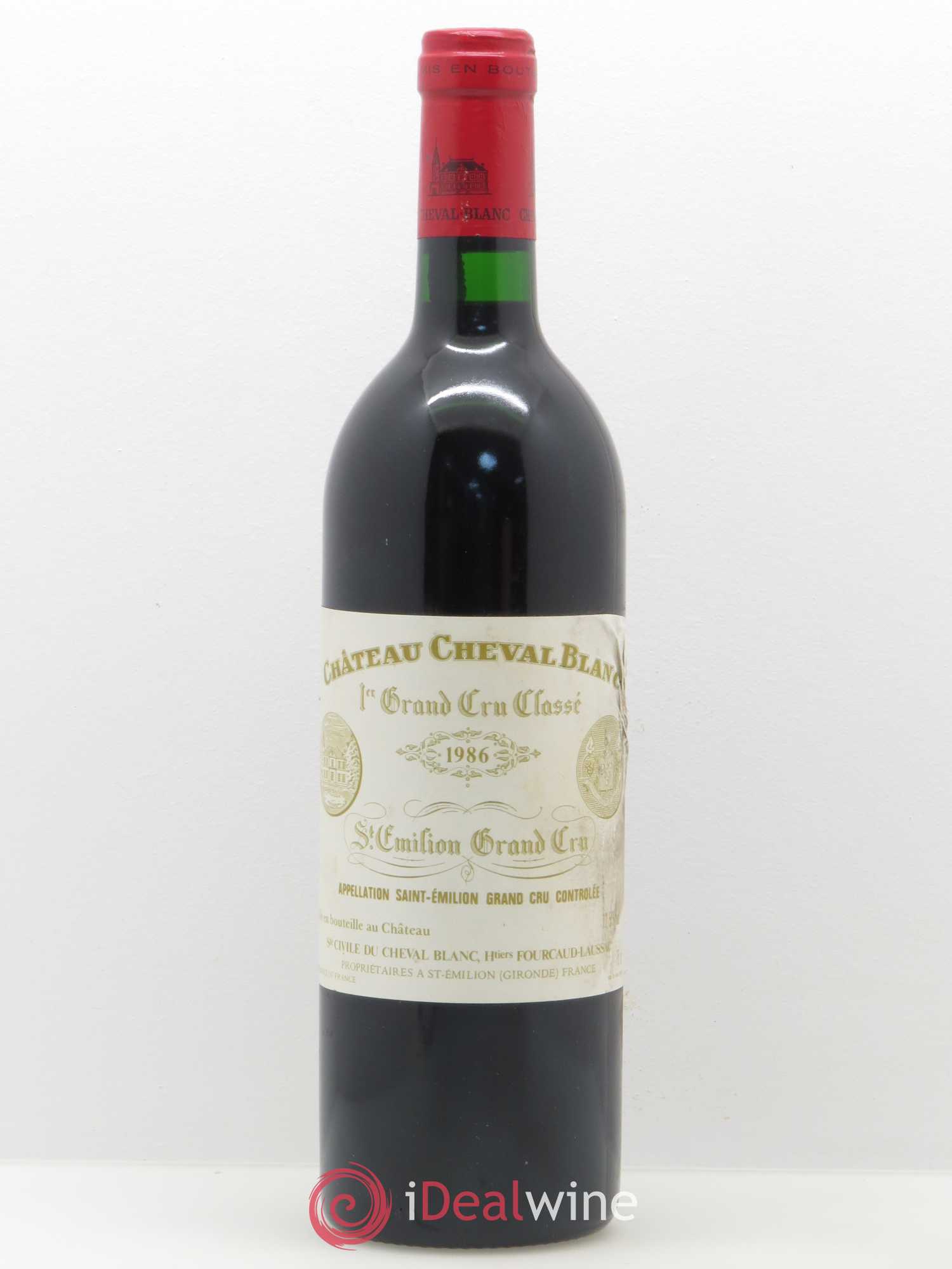 Château Cheval Blanc 1er Grand Cru Classé A 1986 - Lot de 1 bouteille - 0