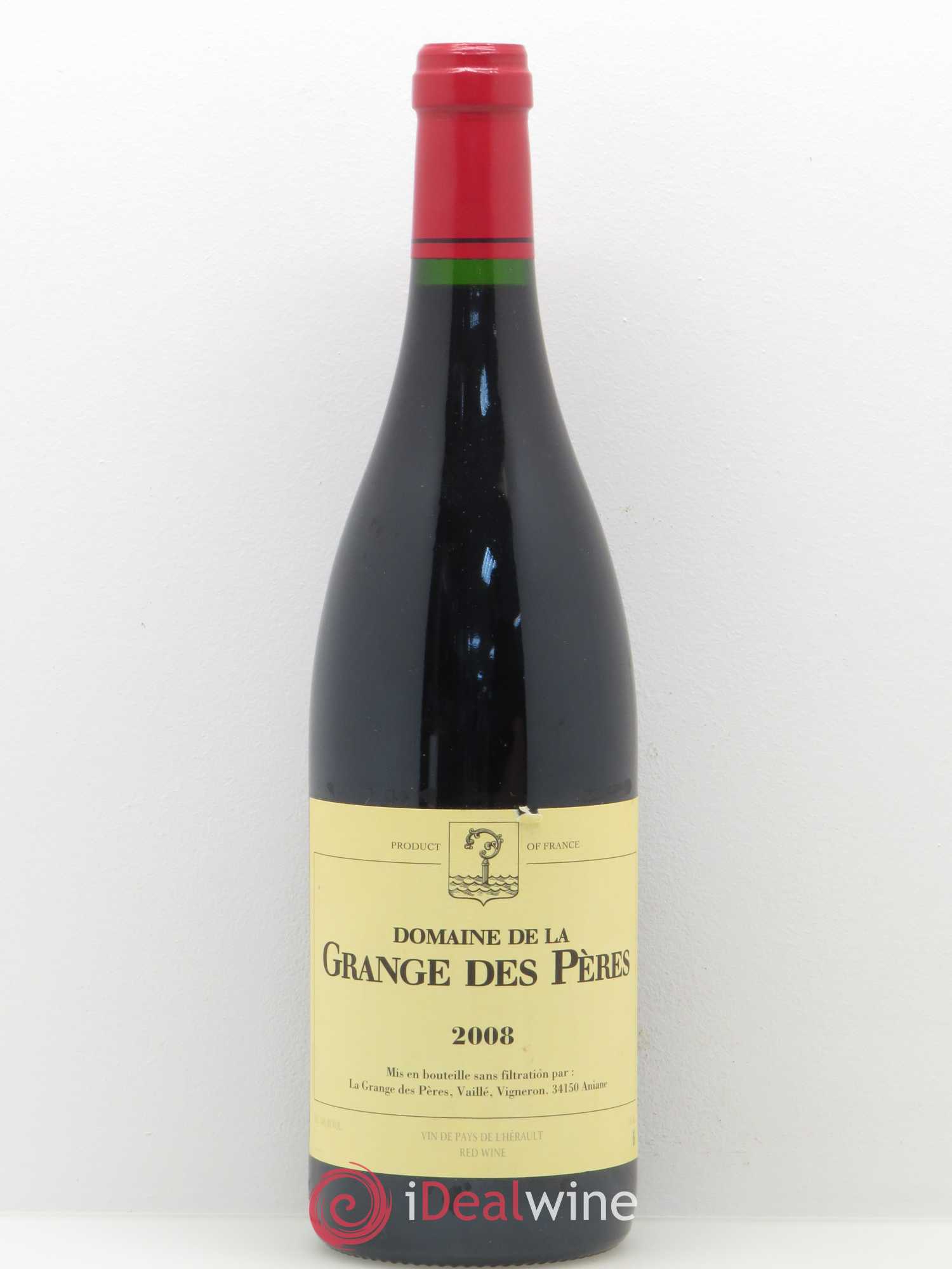 Pays d'Hérault Grange des Pères Laurent Vaillé 2008 - Lot de 1 bouteille - 0