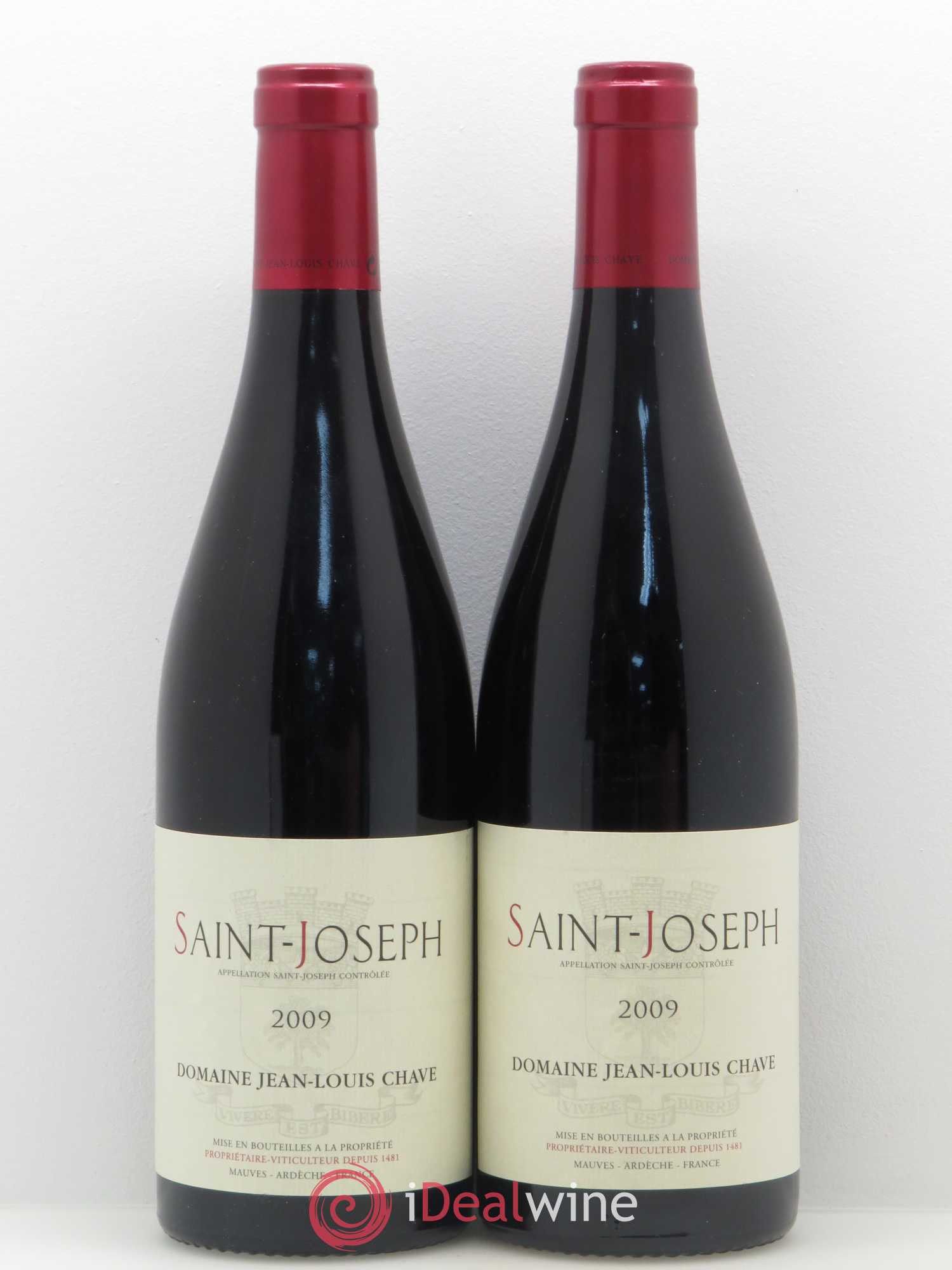 Saint-Joseph Jean-Louis Chave 2009 - Lot de 2 bouteilles - 0