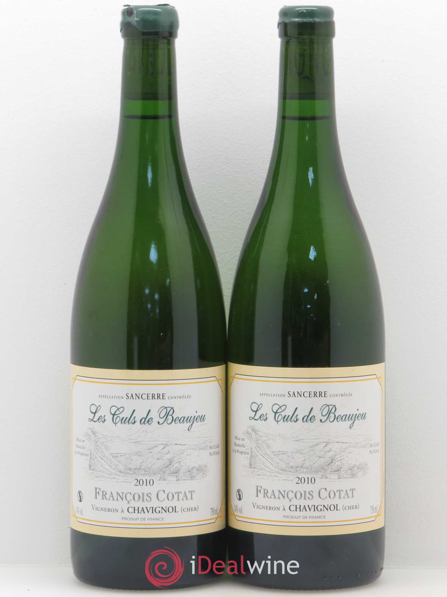 Sancerre Les Culs de Beaujeu François Cotat 2010 - Lot de 2 bouteilles - 0