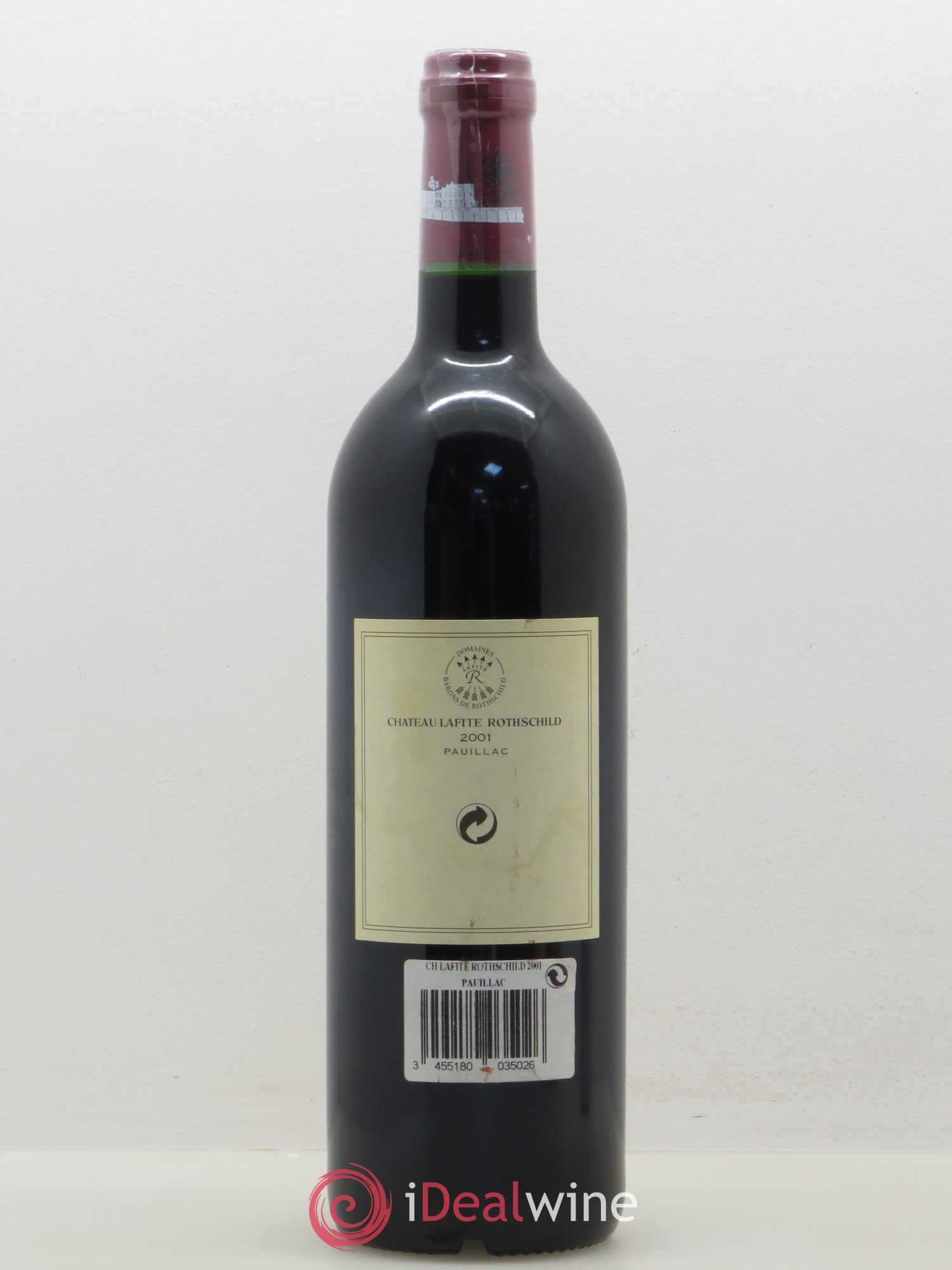 Château Lafite Rothschild 1er Grand Cru Classé 2001 - Lot de 1 bouteille - 1