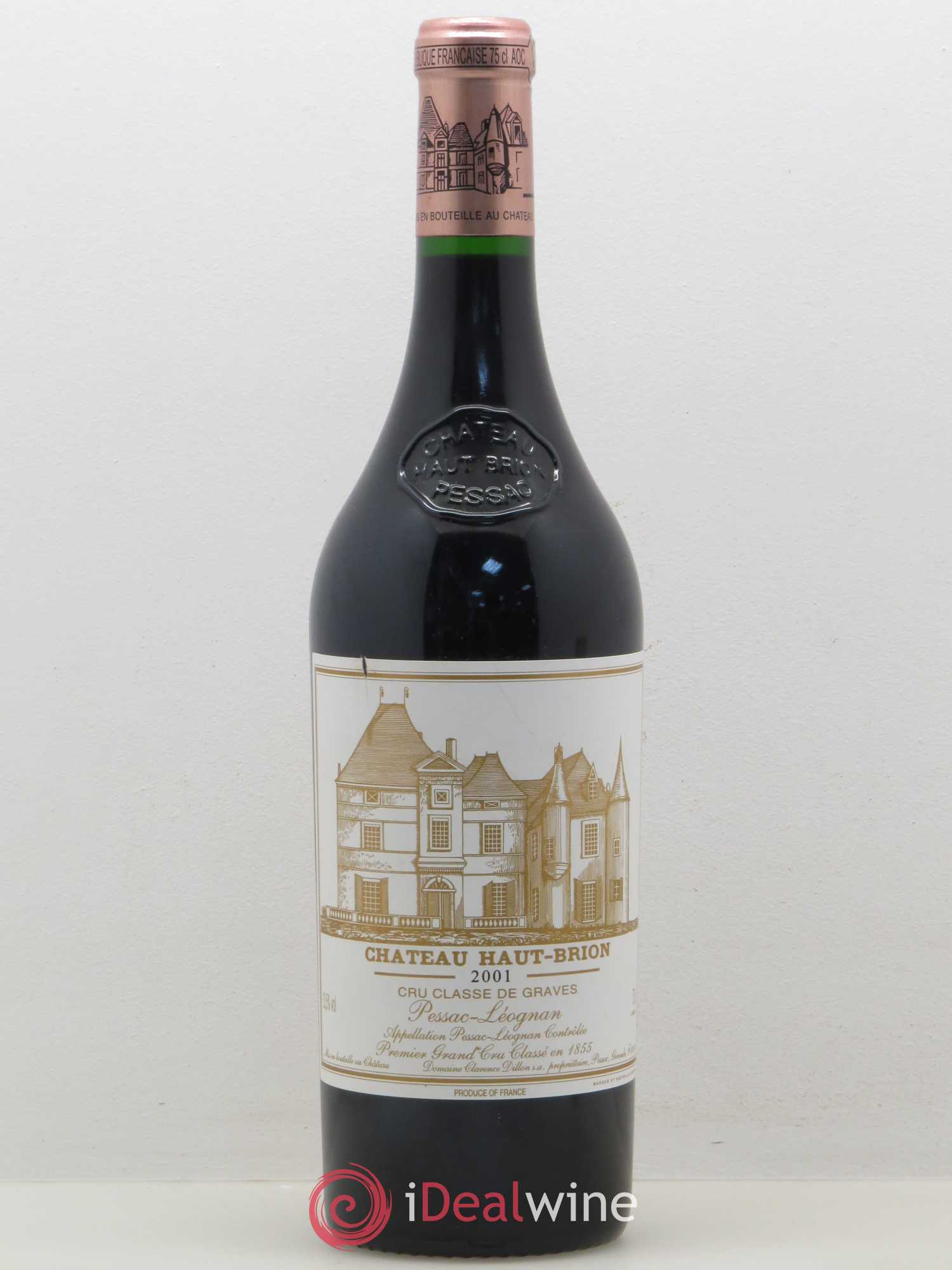 Château Haut Brion 1er Grand Cru Classé 2001 - Lot de 1 bouteille - 0