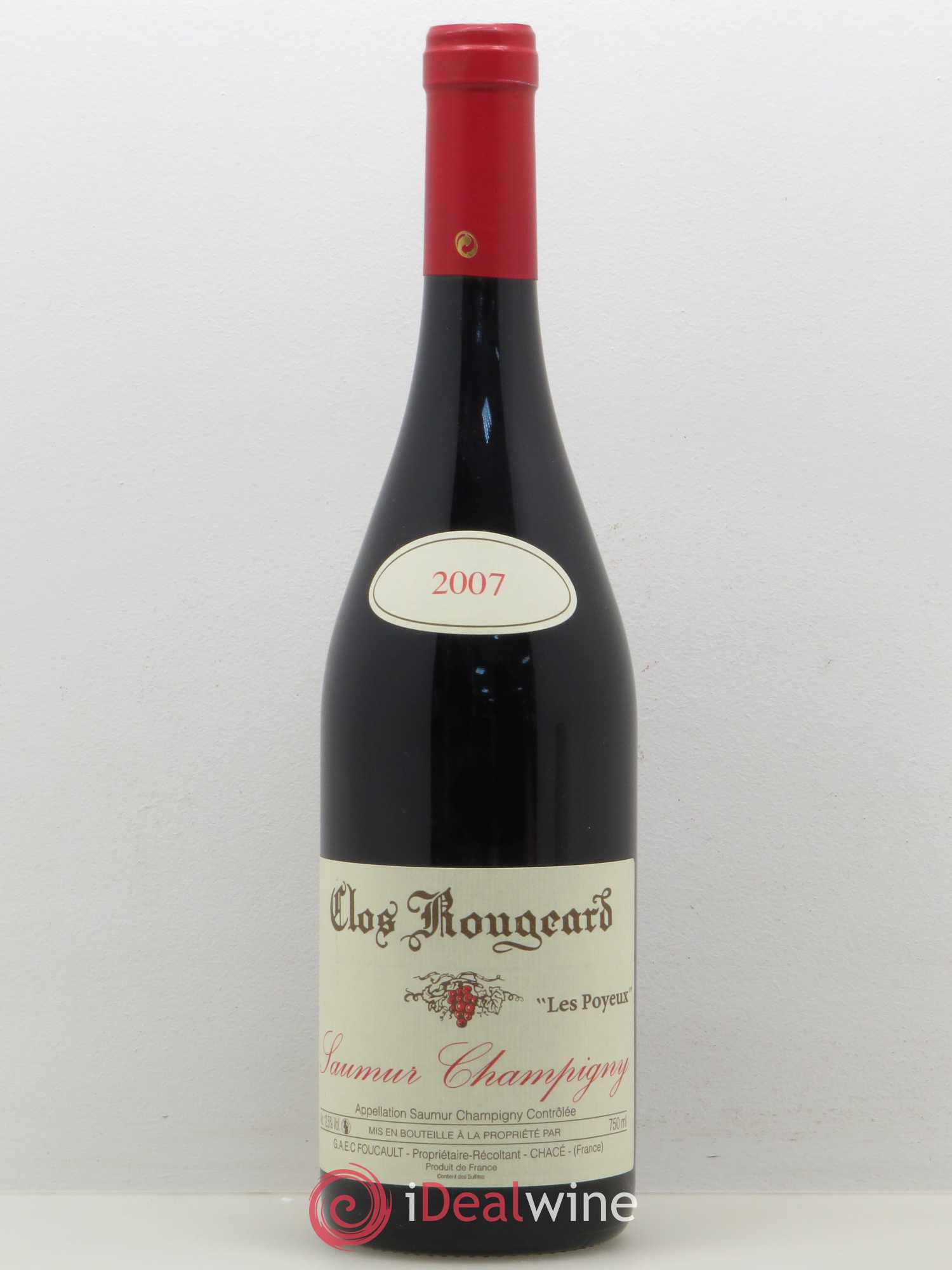 Saumur-Champigny Les Poyeux Clos Rougeard 2007 - Lot de 1 bouteille - 0