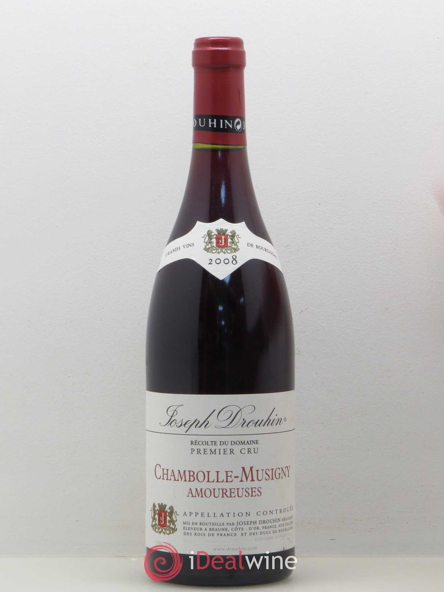 Chambolle-Musigny 1er Cru Les Amoureuses Joseph Drouhin 2008 - Lot de 1 bouteille - 0
