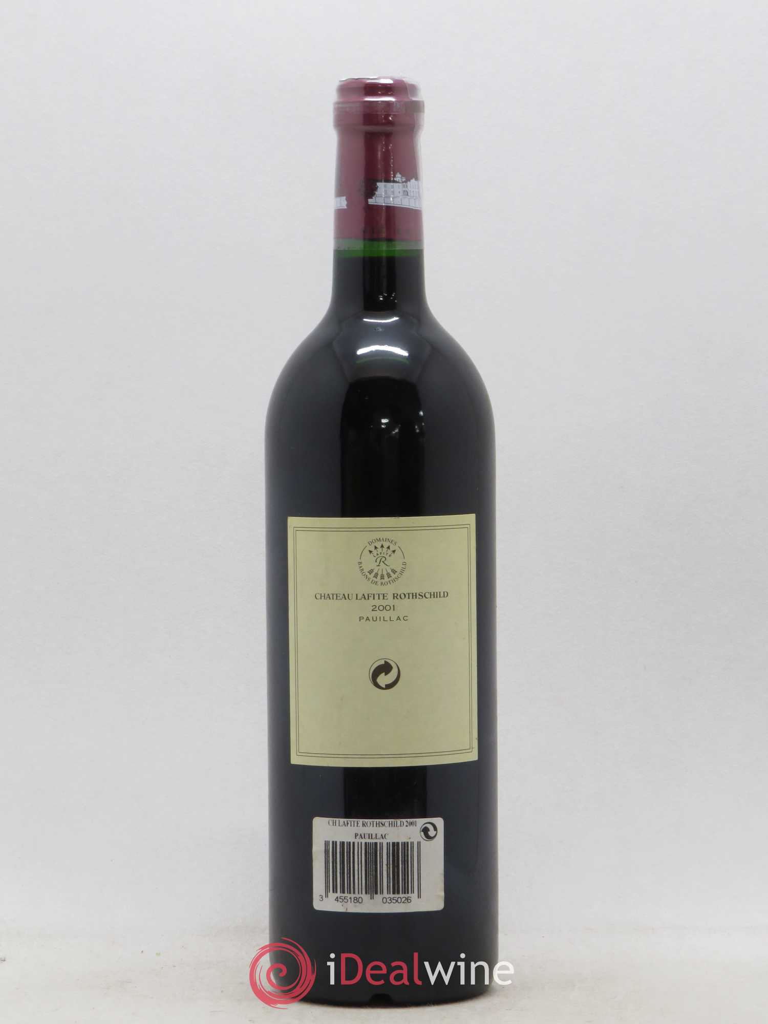 Château Lafite Rothschild 1er Grand Cru Classé 2001 - Lot de 1 bouteille - 1