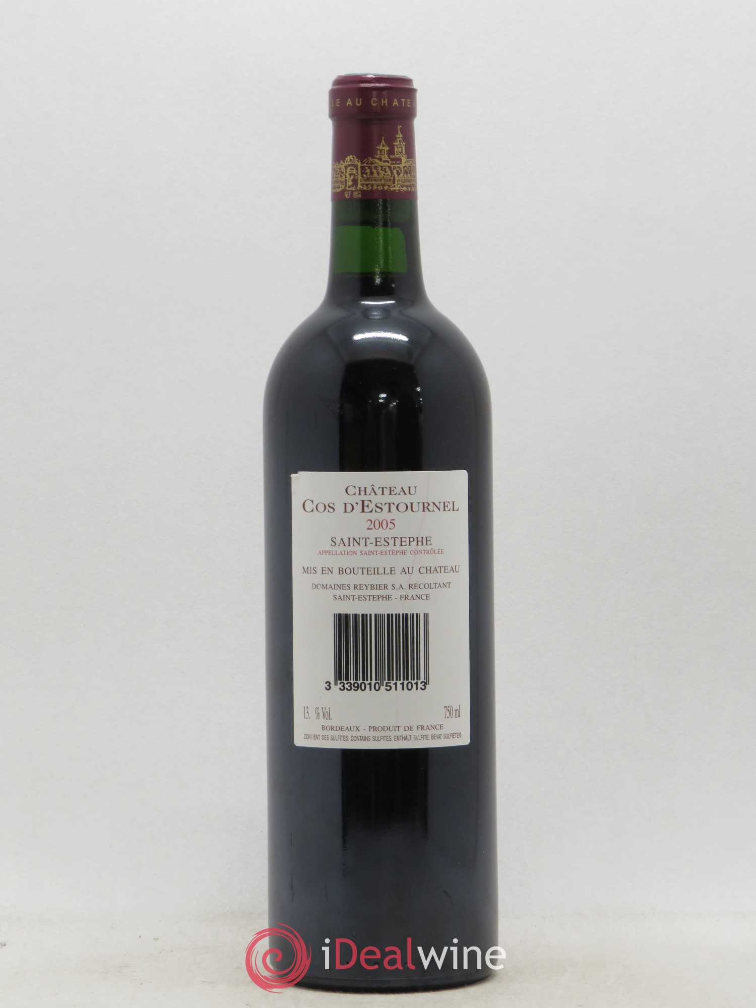 Cos d'Estournel 2ème Grand Cru Classé 2005 - Lot de 1 bouteille - 1