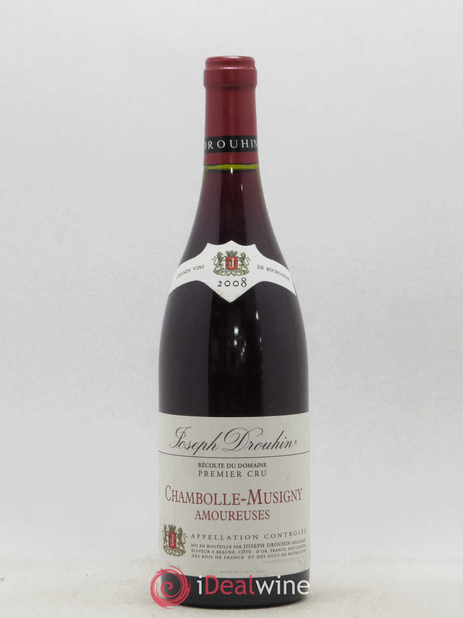 Chambolle-Musigny 1er Cru Les Amoureuses Joseph Drouhin 2008 - Lot de 1 bouteille - 0