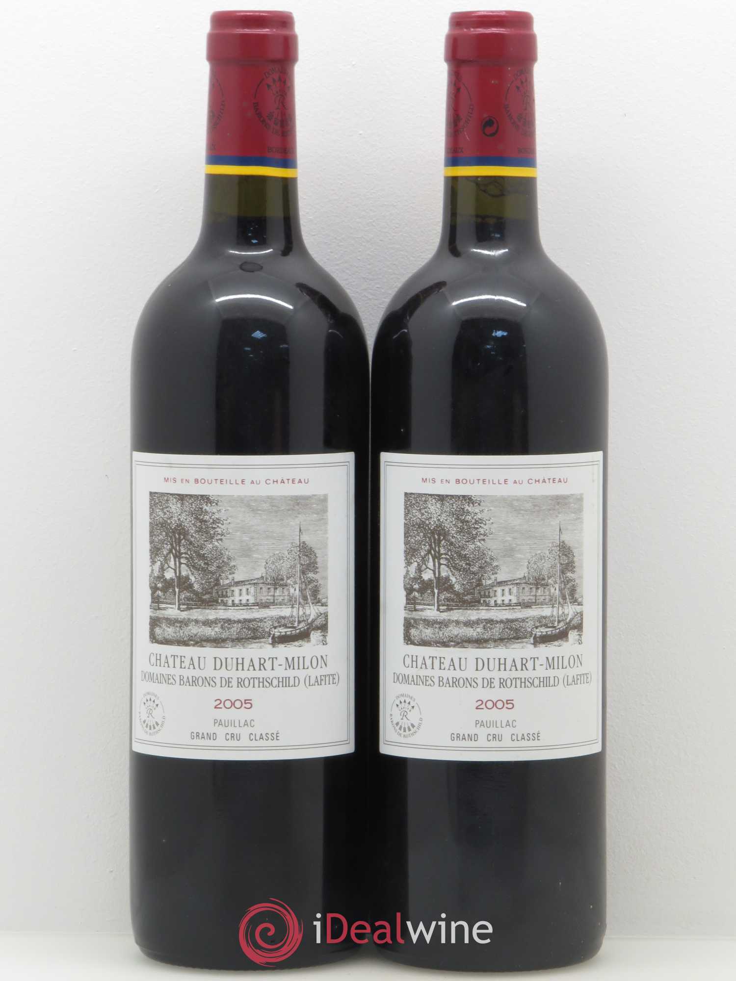 Château Duhart-Milon 4ème Grand Cru Classé 2005 - Lot de 2 bouteilles - 0