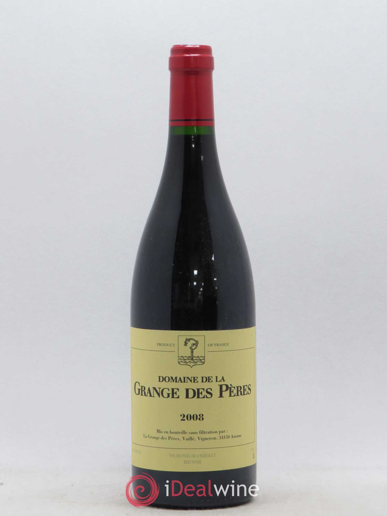 Pays d'Hérault Grange des Pères Laurent Vaillé 2008 - Lot de 1 bouteille - 0