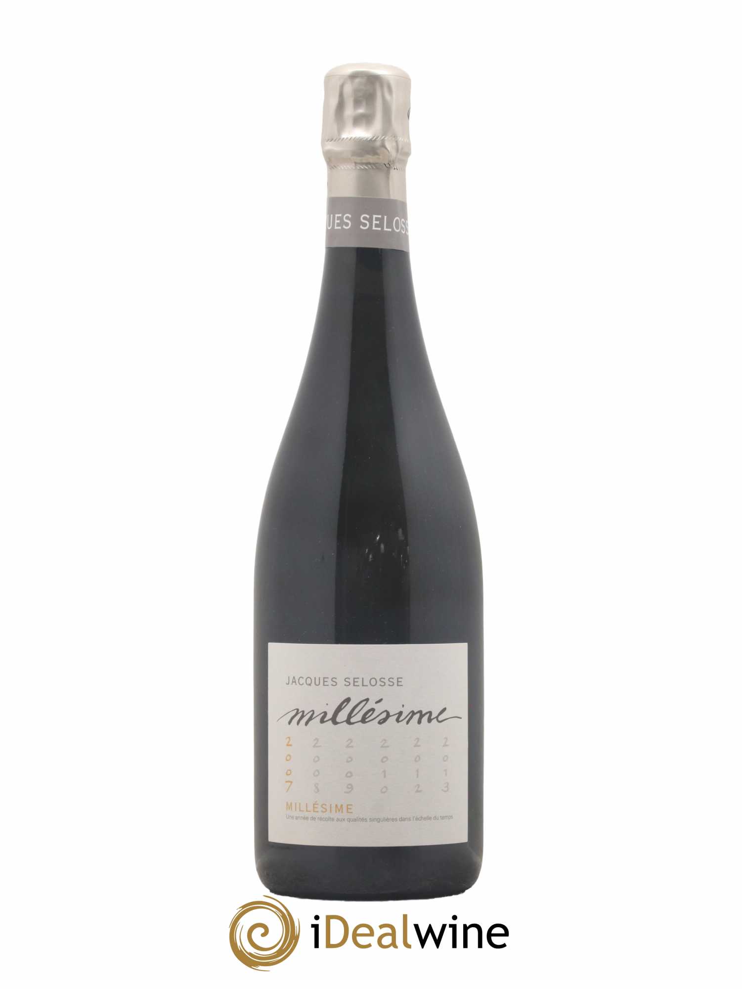 1er Cru Millésimé Extra-Brut Jacques Selosse 2007 - Lot de 1 bouteille - 0