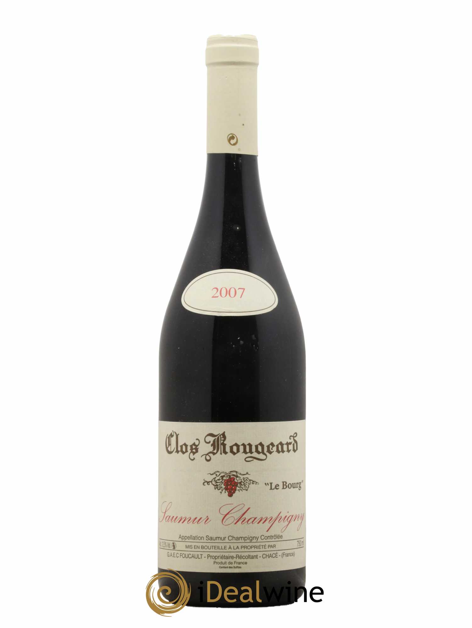 Saumur-Champigny Le Bourg Clos Rougeard 2007 - Lot de 1 bouteille - 0