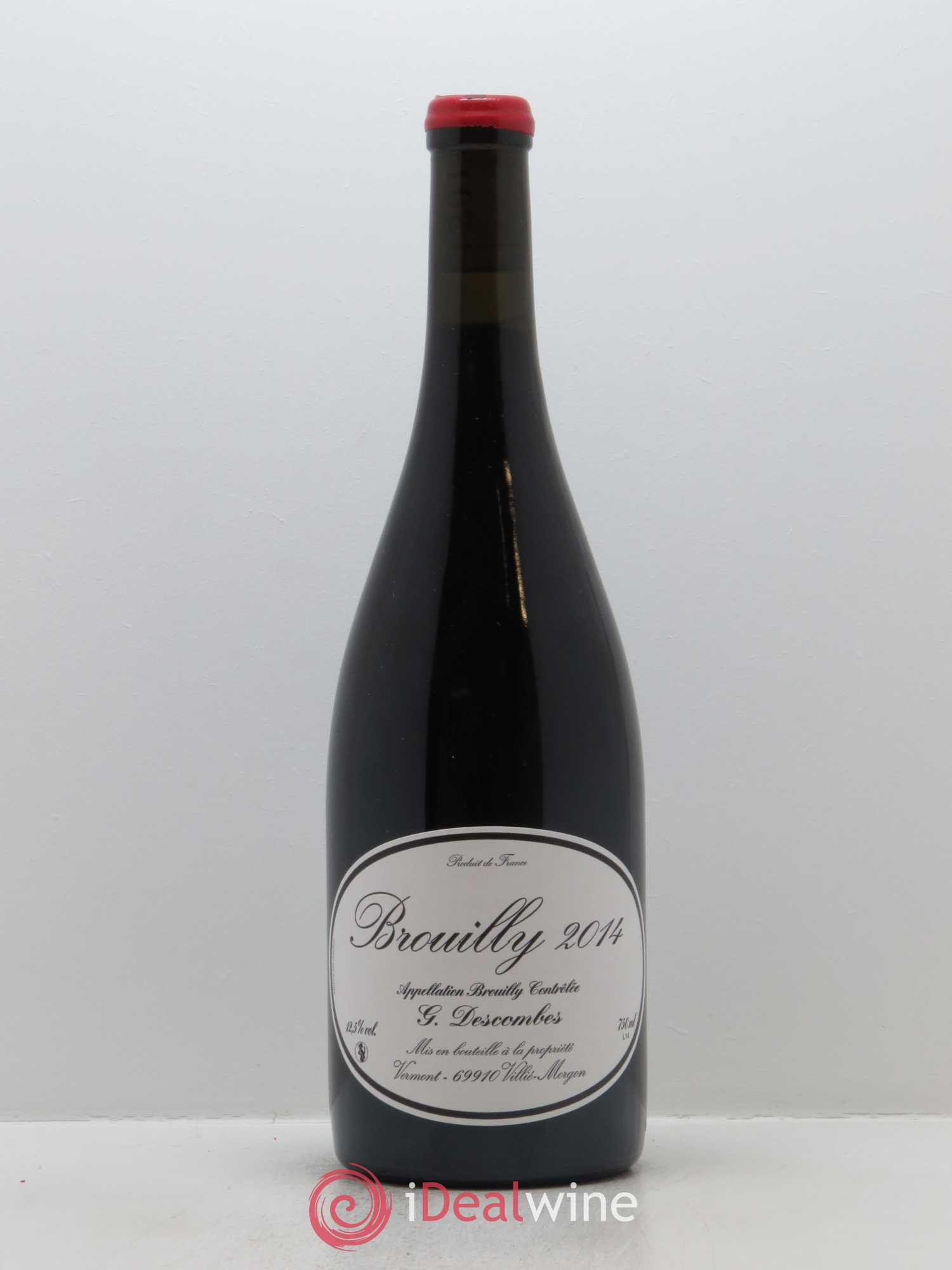 Brouilly Vieilles vignes Georges Descombes (Domaine) 2014 - Lot de 1 bouteille - 0