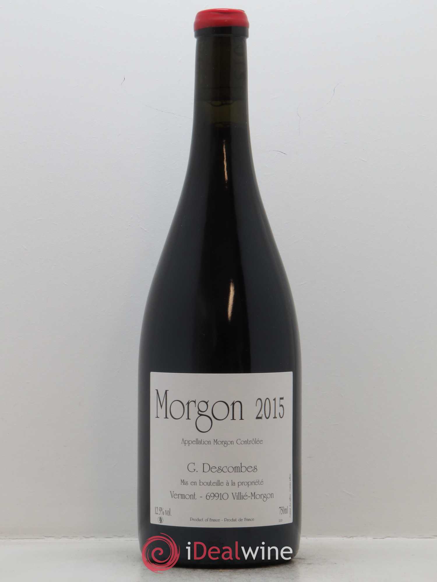Morgon Vieilles vignes Georges Descombes (Domaine) 2015 - Lot de 1 bouteille - 0
