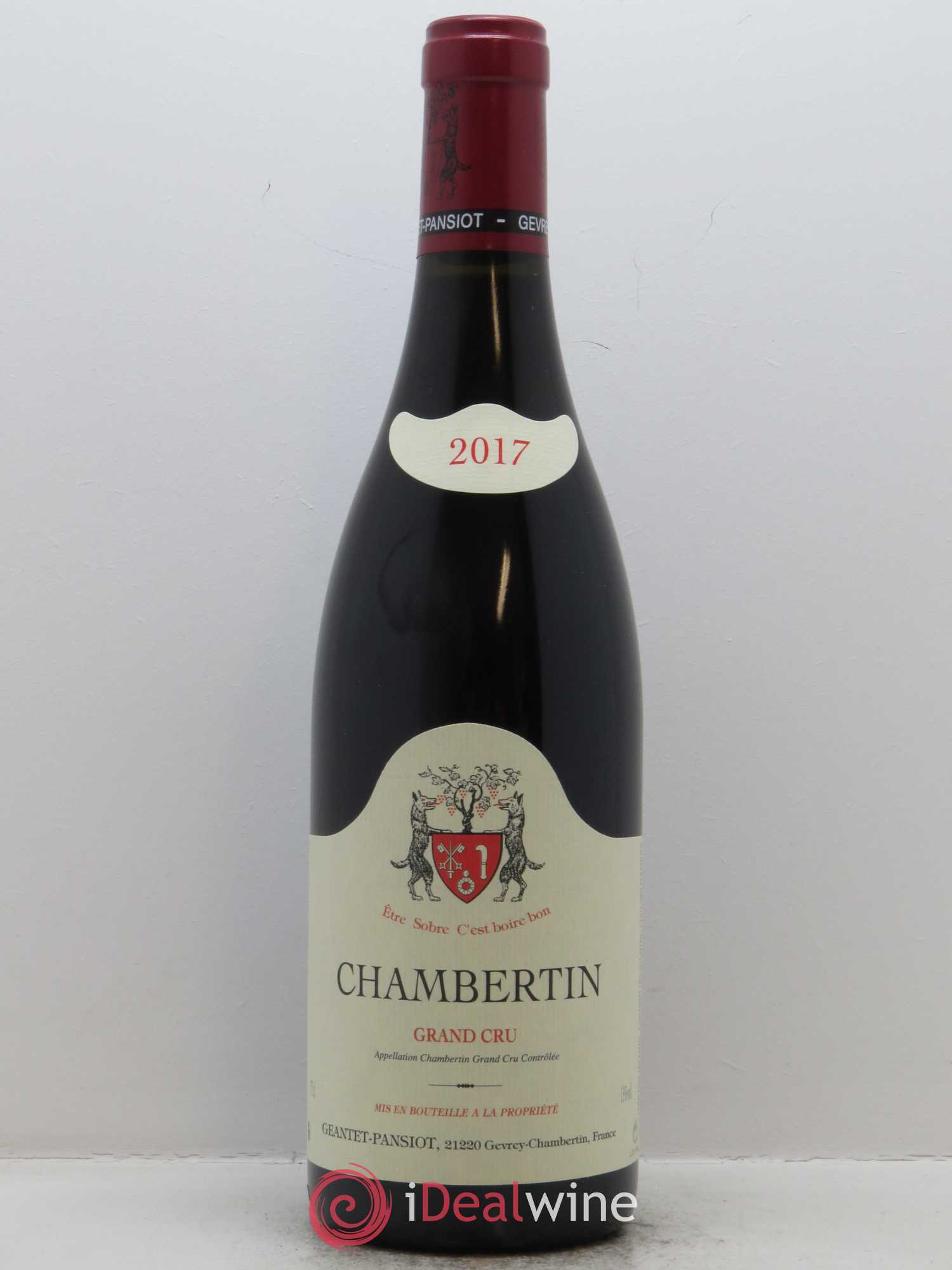 Chambertin Grand Cru Geantet-Pansiot 2017 - Lot de 1 bouteille - 0