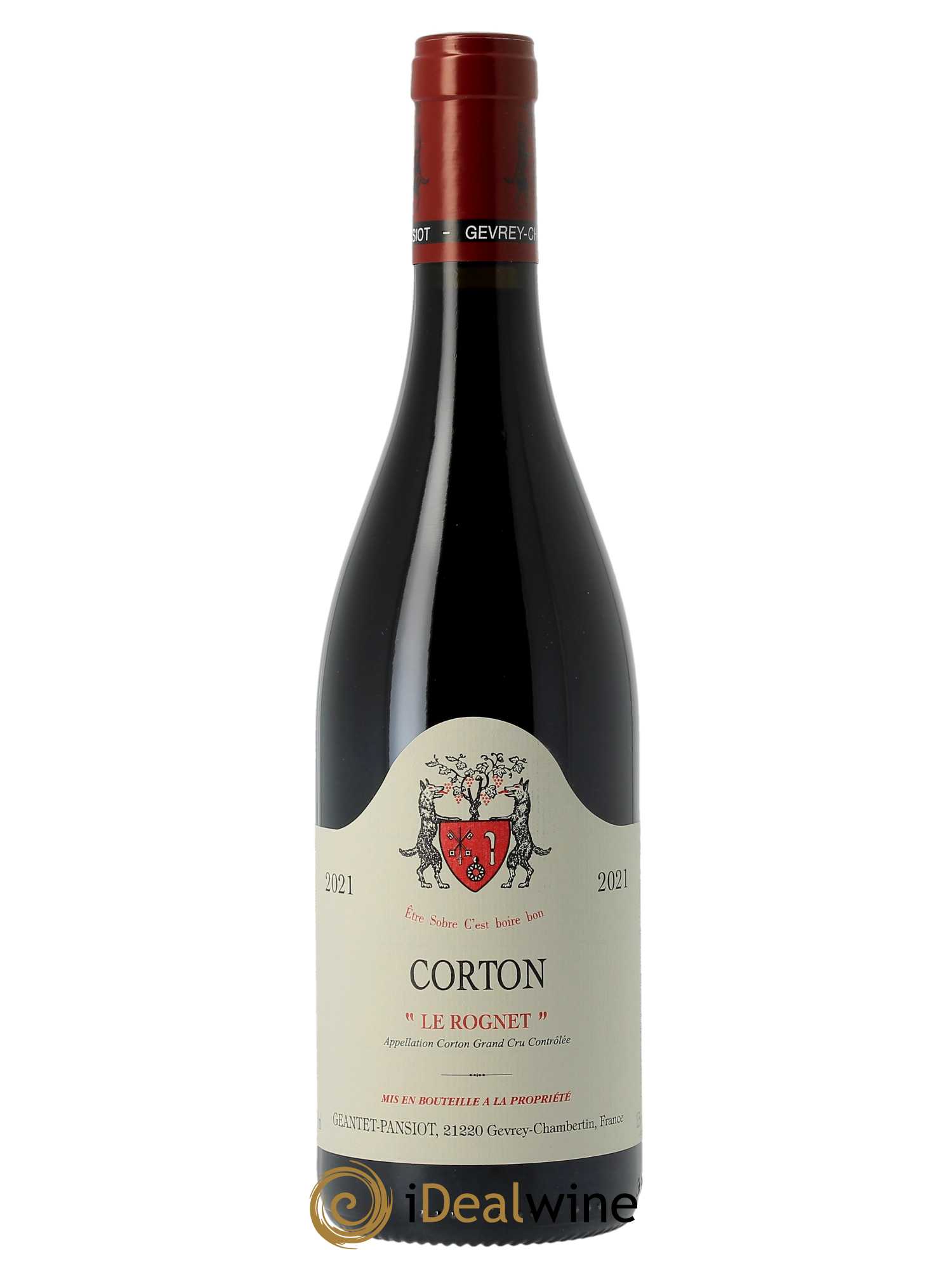 Corton Grand Cru Le Rognet Geantet-Pansiot 2021 - Lot de 1 bouteille - 0