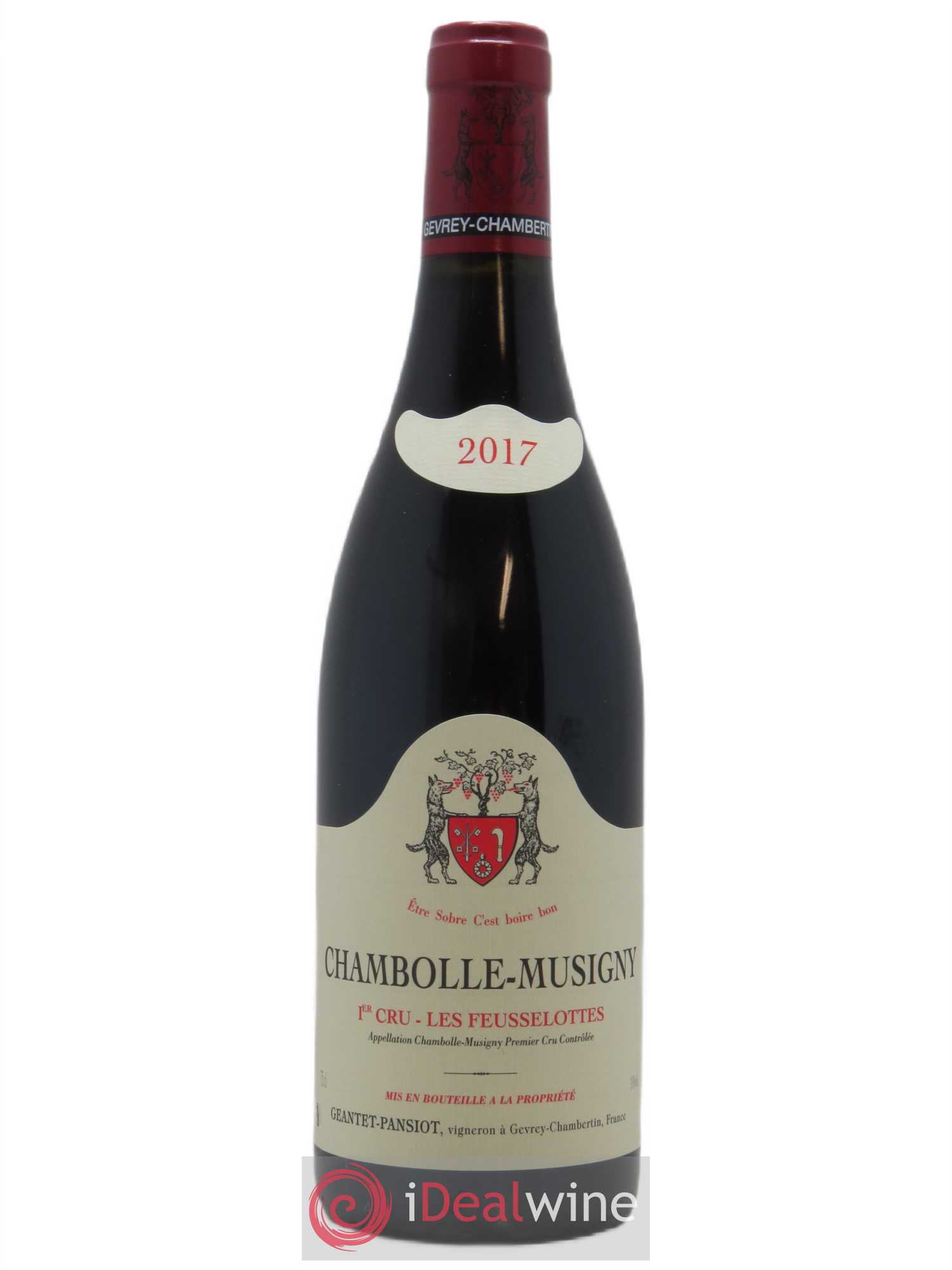 Chambolle-Musigny 1er Cru Les Feusselottes Geantet-Pansiot 2017 - Lot de 1 bouteille - 0