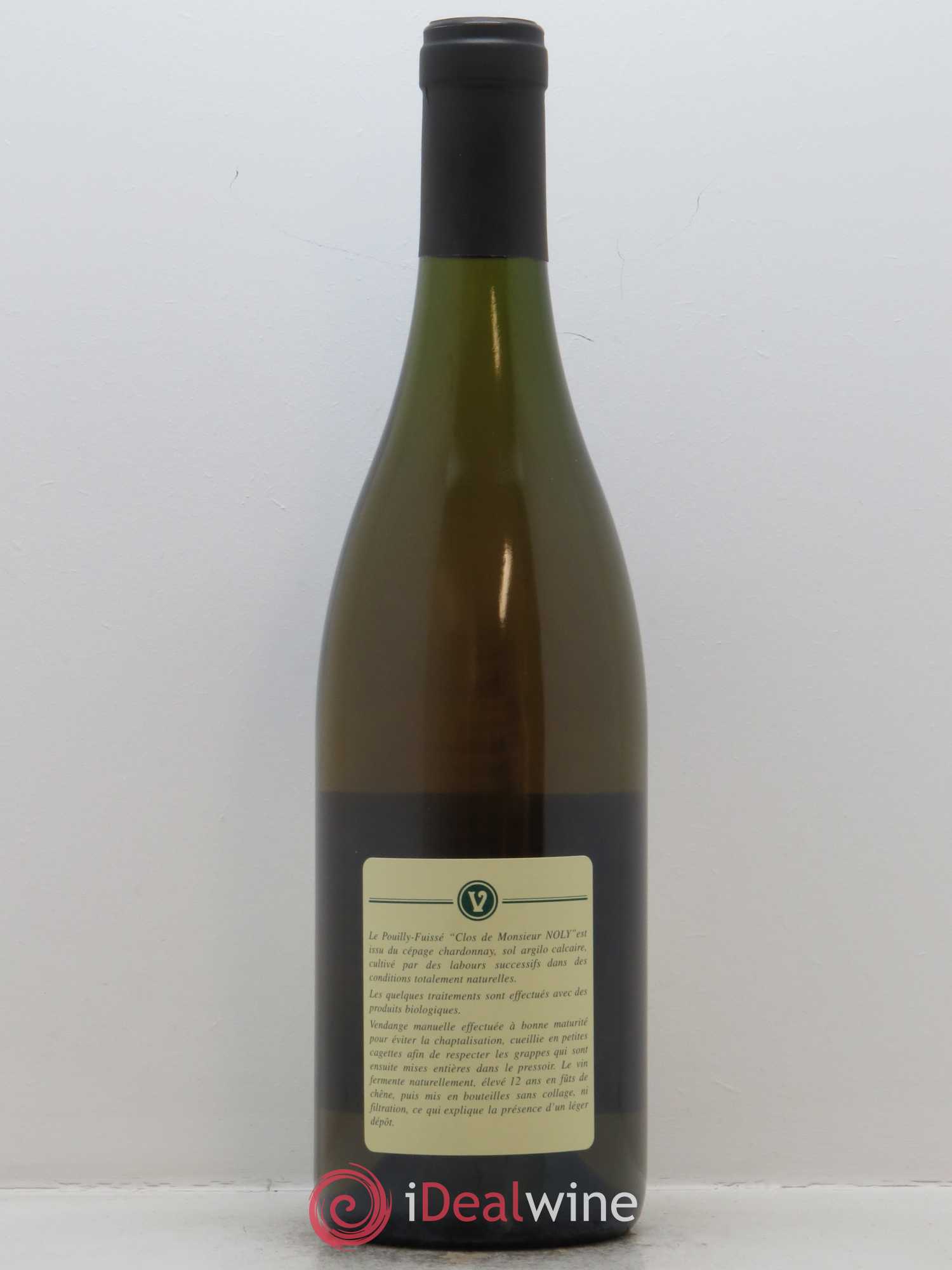 Pouilly-Fuissé Clos de Monsieur Noly Vieilles Vignes Valette (Domaine) 2006 - Lot de 1 bouteille - 1