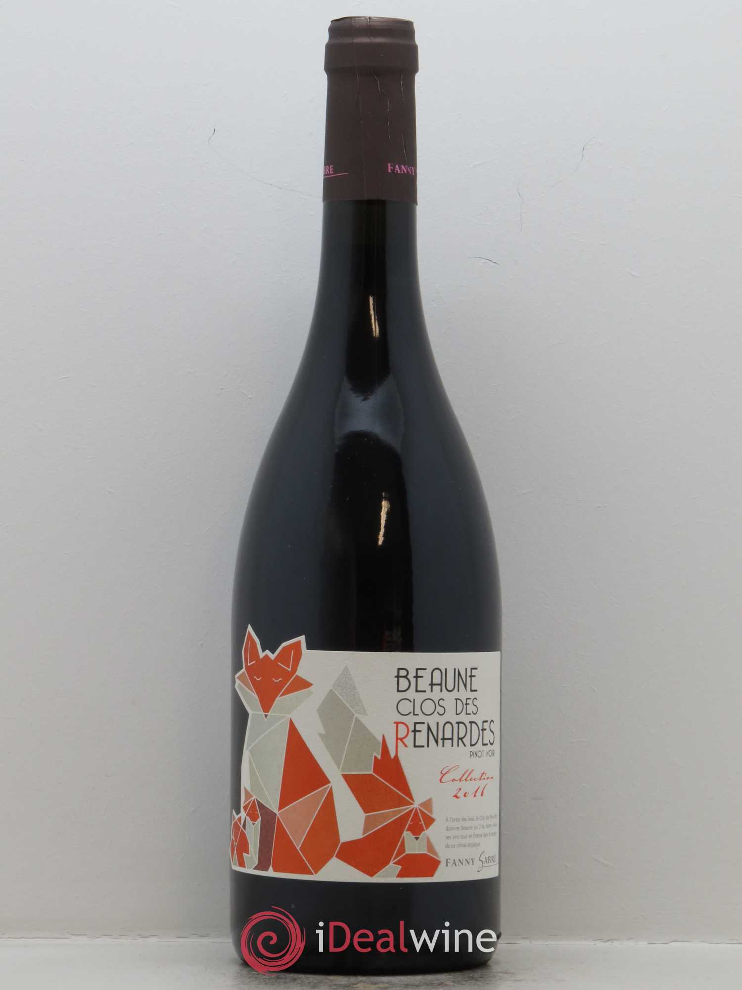Beaune Clos des Renardes Pinot Noir Fanny Sabre 2016 - Lot de 1 bouteille - 0