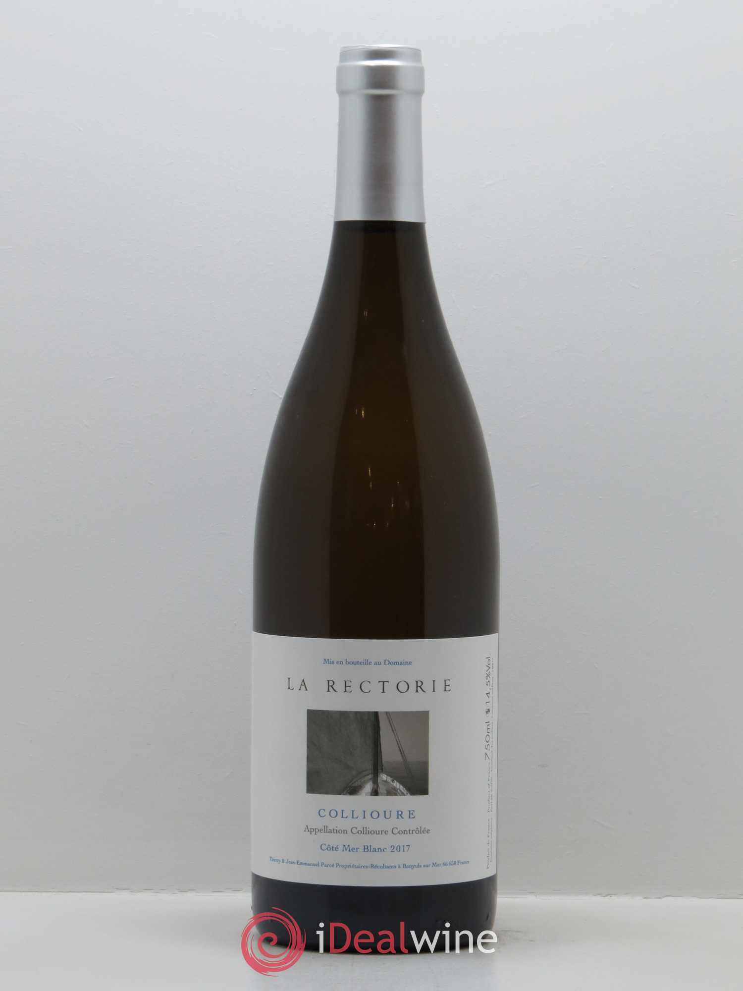 Collioure La Rectorie (Domaine de) Côté Mer Thierry et Jean Emmanuel Parcé 2017 - Lot de 1 bouteille - 0