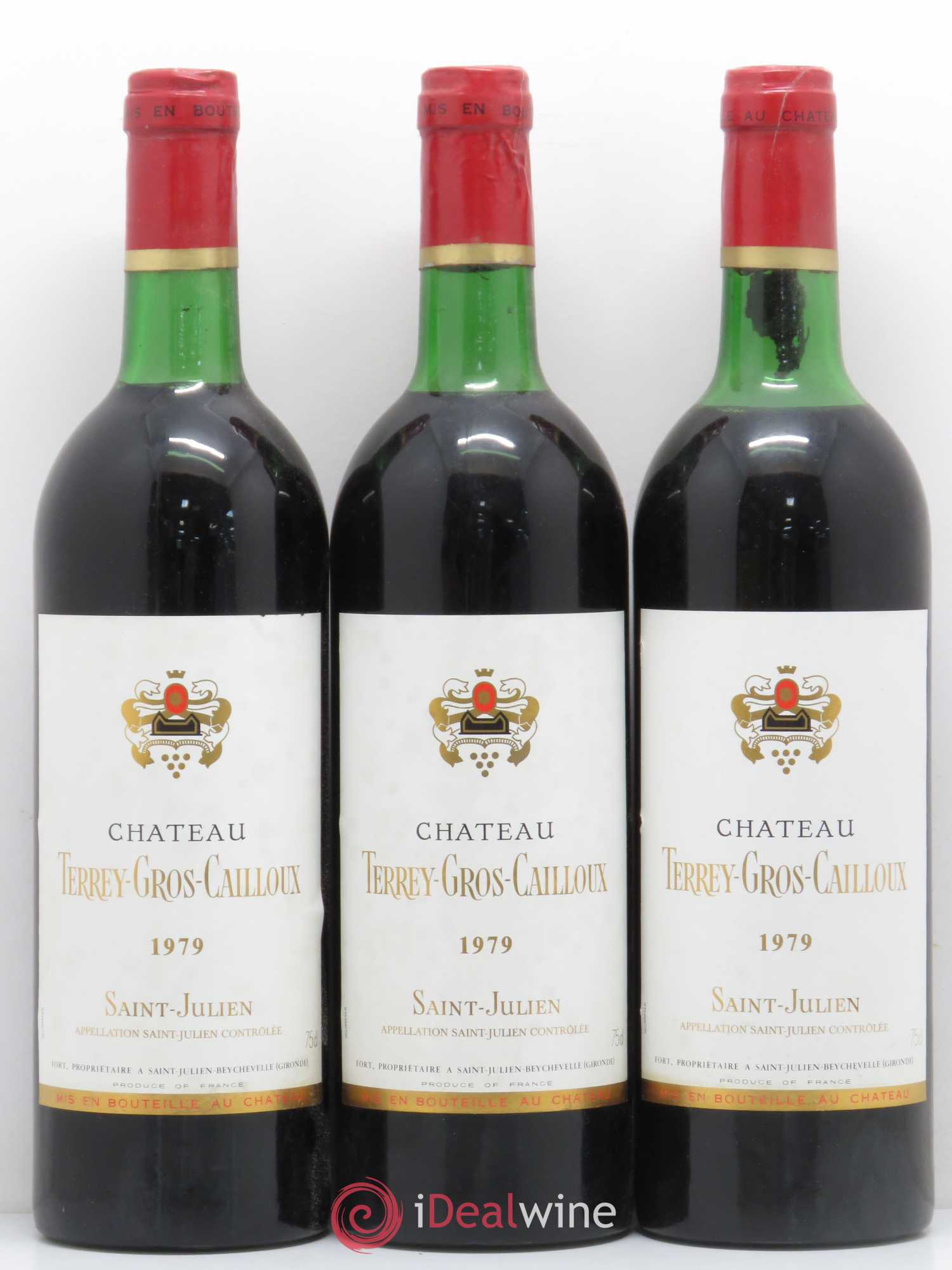 Château Terrey Gros Cailloux Cru Bourgeois (senza prezzo di riserva) 1979 - Lotto di 6 bottiglie - 1