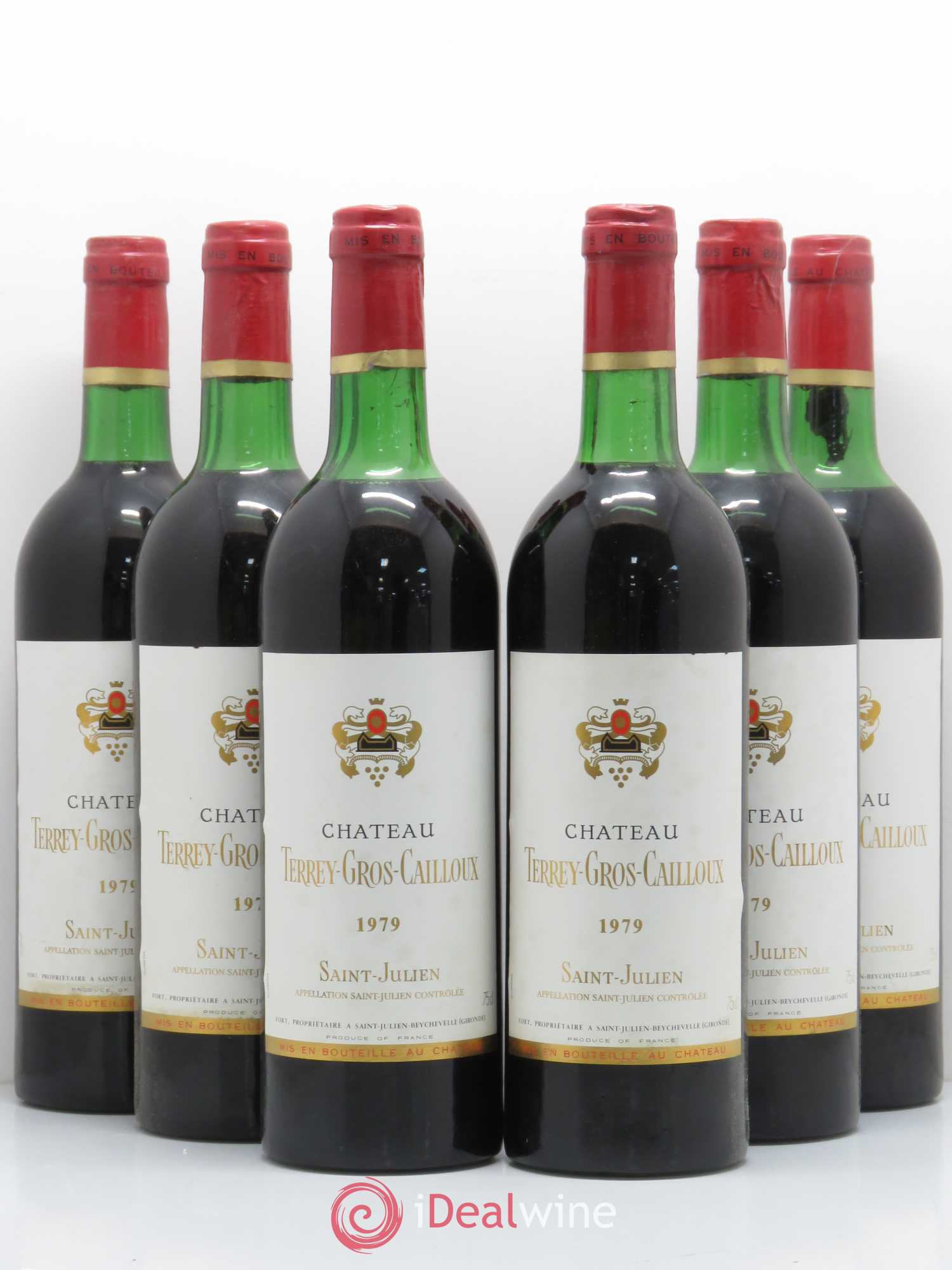 Château Terrey Gros Cailloux Cru Bourgeois (senza prezzo di riserva) 1979 - Lotto di 6 bottiglie - 0