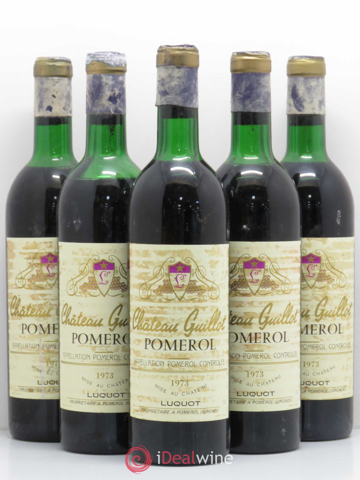 Château Guillot 1973 - Lot de 5 bouteilles - 0