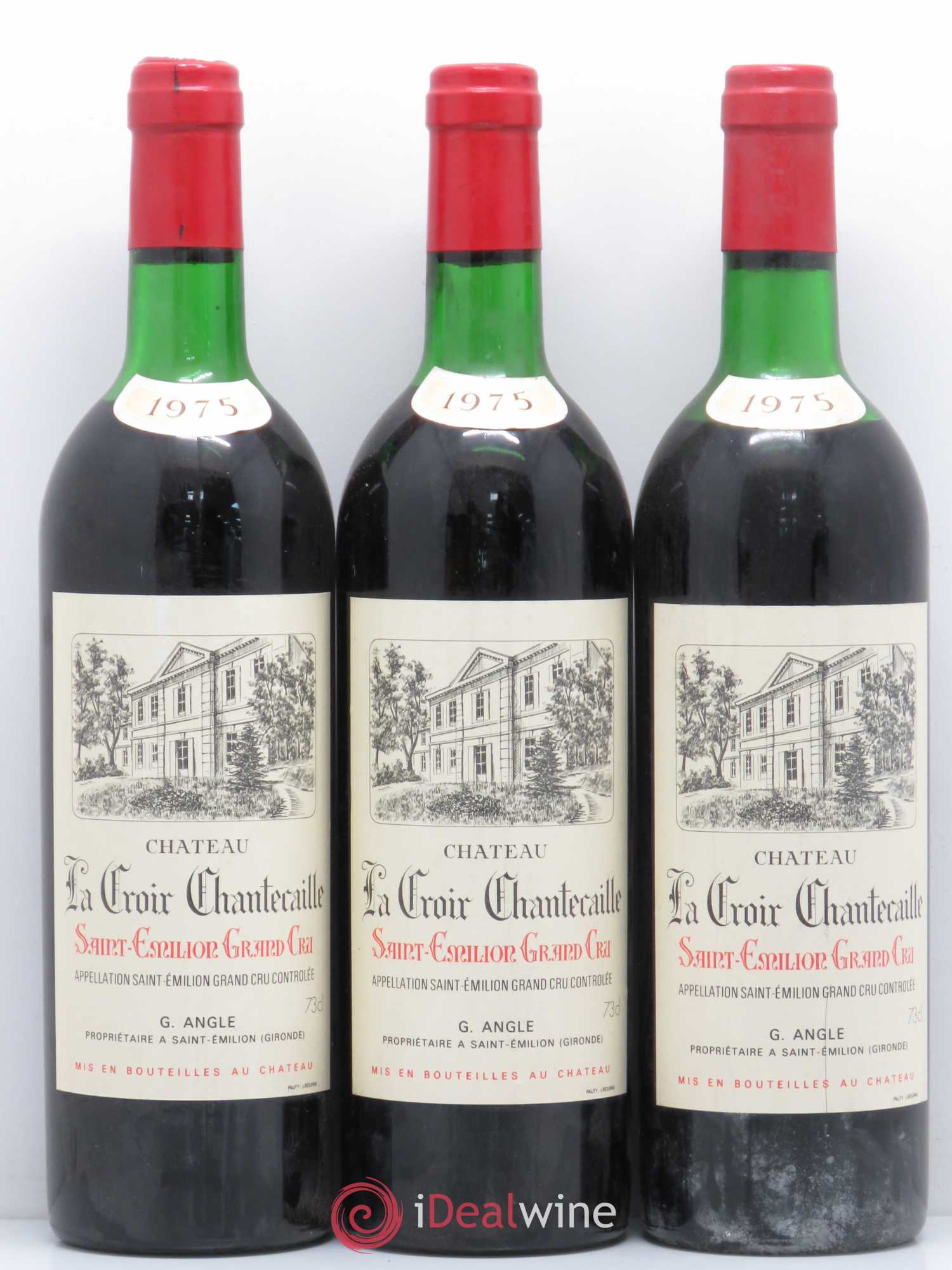 Saint-Émilion Chateau La Croix Chantecaille 1975 - Lot de 6 bouteilles - 2