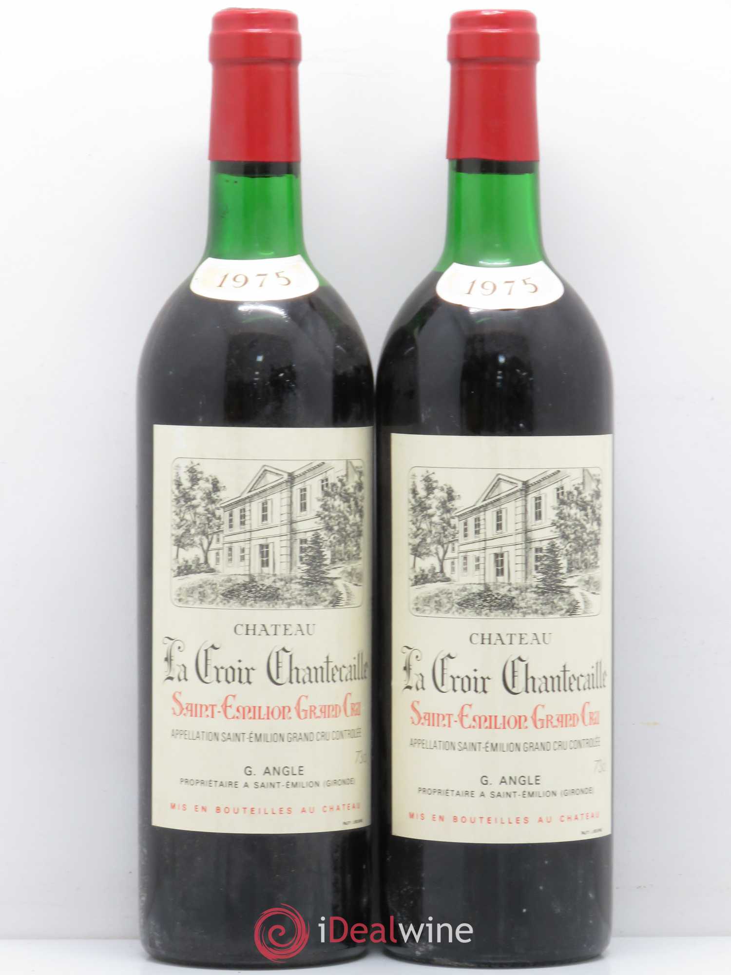 Saint-Émilion Chateau La Croix Chantecaille 1975 - Lot de 5 bouteilles - 2