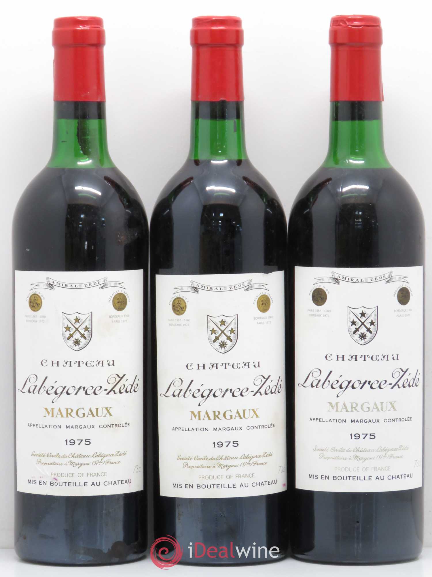 Château Labegorce Zédé Cru Bourgeois 1975 - Lot de 12 bouteilles - 2