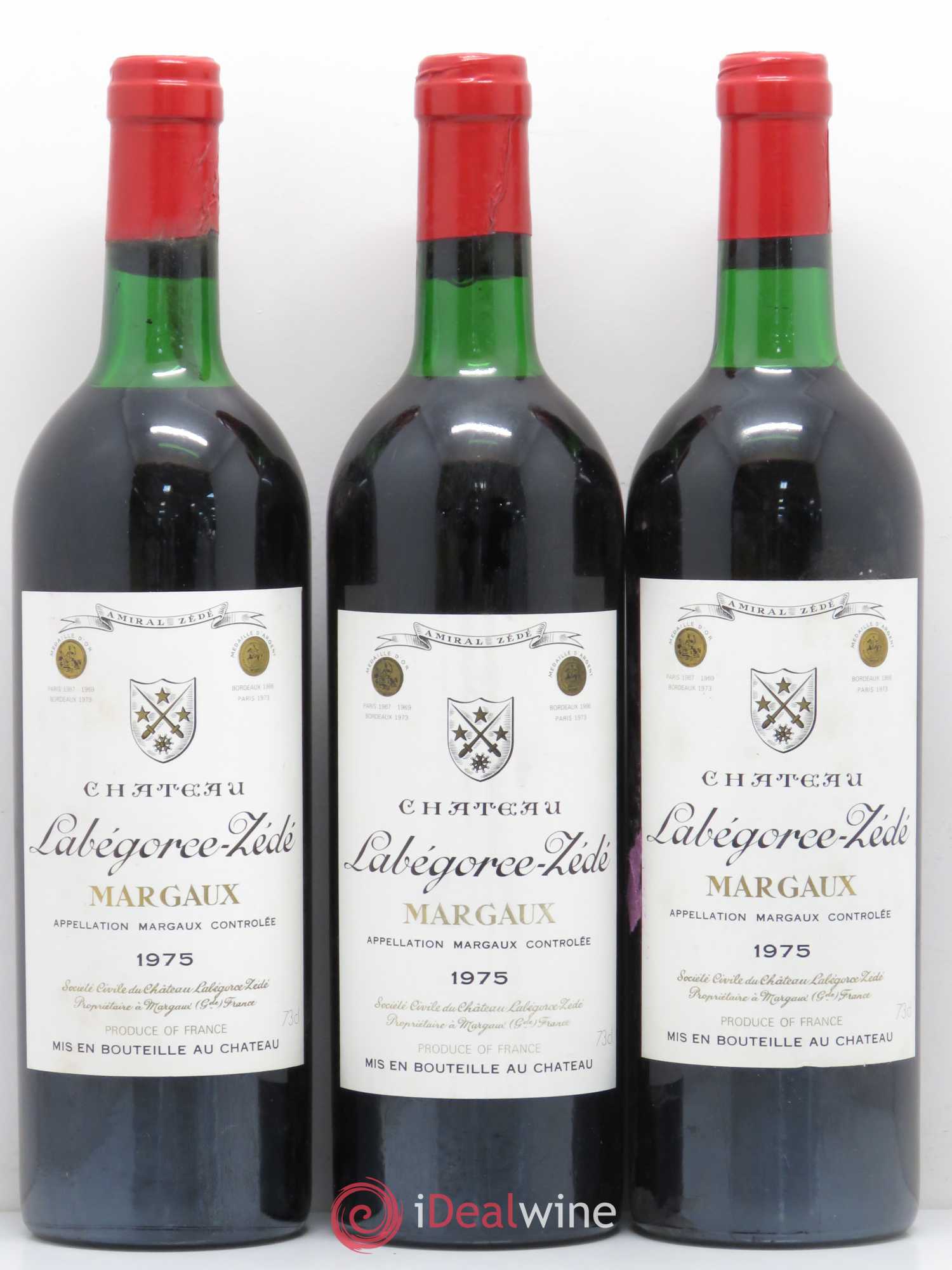 Château Labegorce Zédé Cru Bourgeois 1975 - Lot de 12 bouteilles - 3