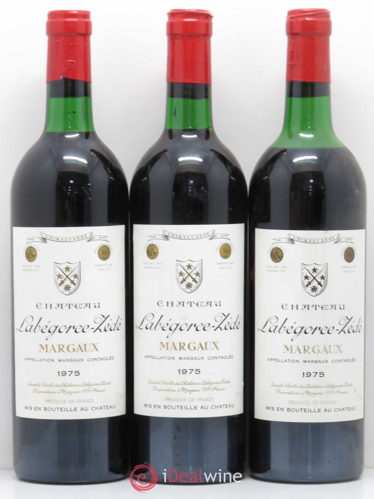 Château Labegorce Zédé Cru Bourgeois 1975 - Lot de 12 bouteilles - 4