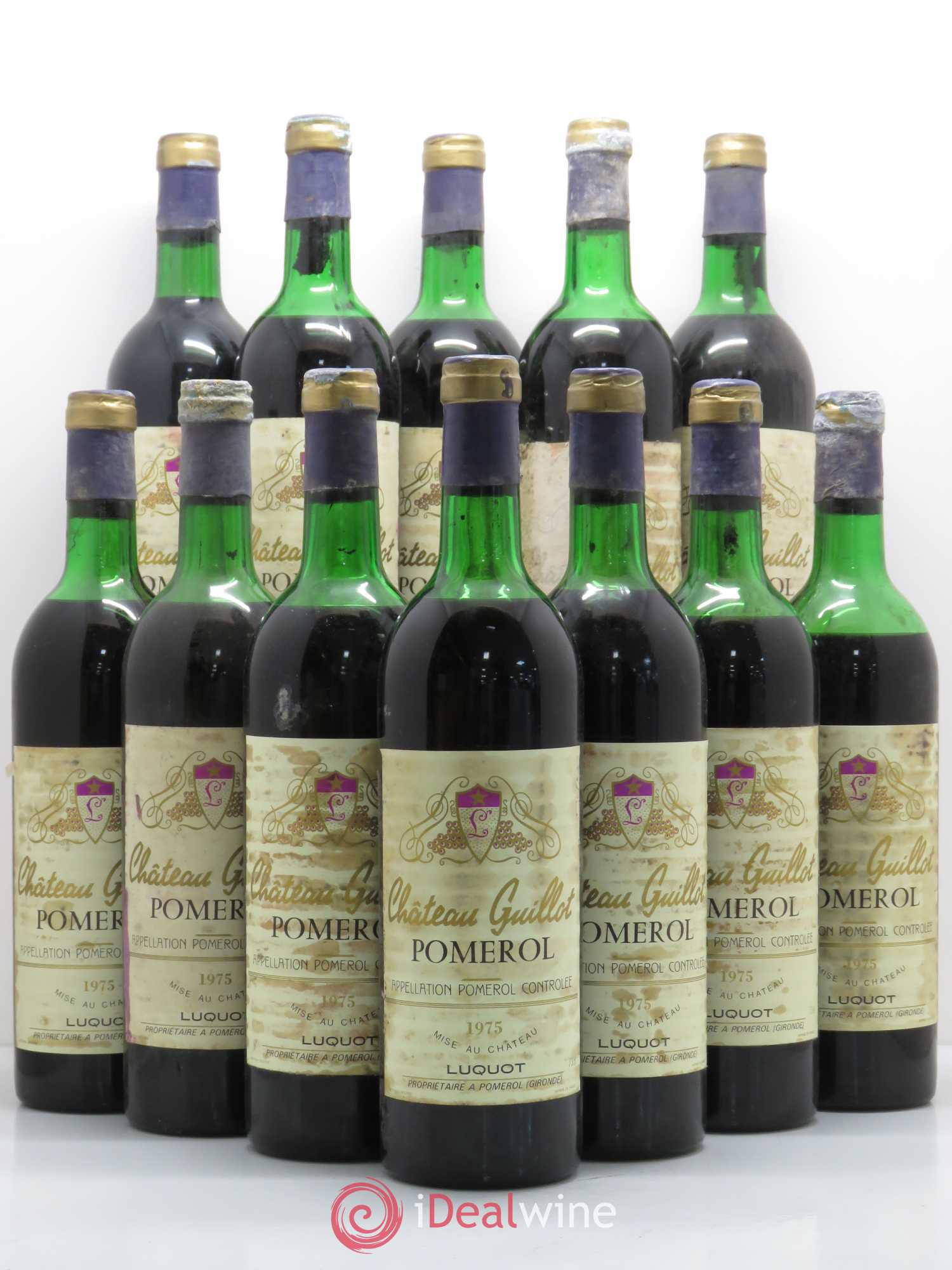 Château Guillot (sans prix de réserve) 1975 - Lot de 12 bouteilles - 0