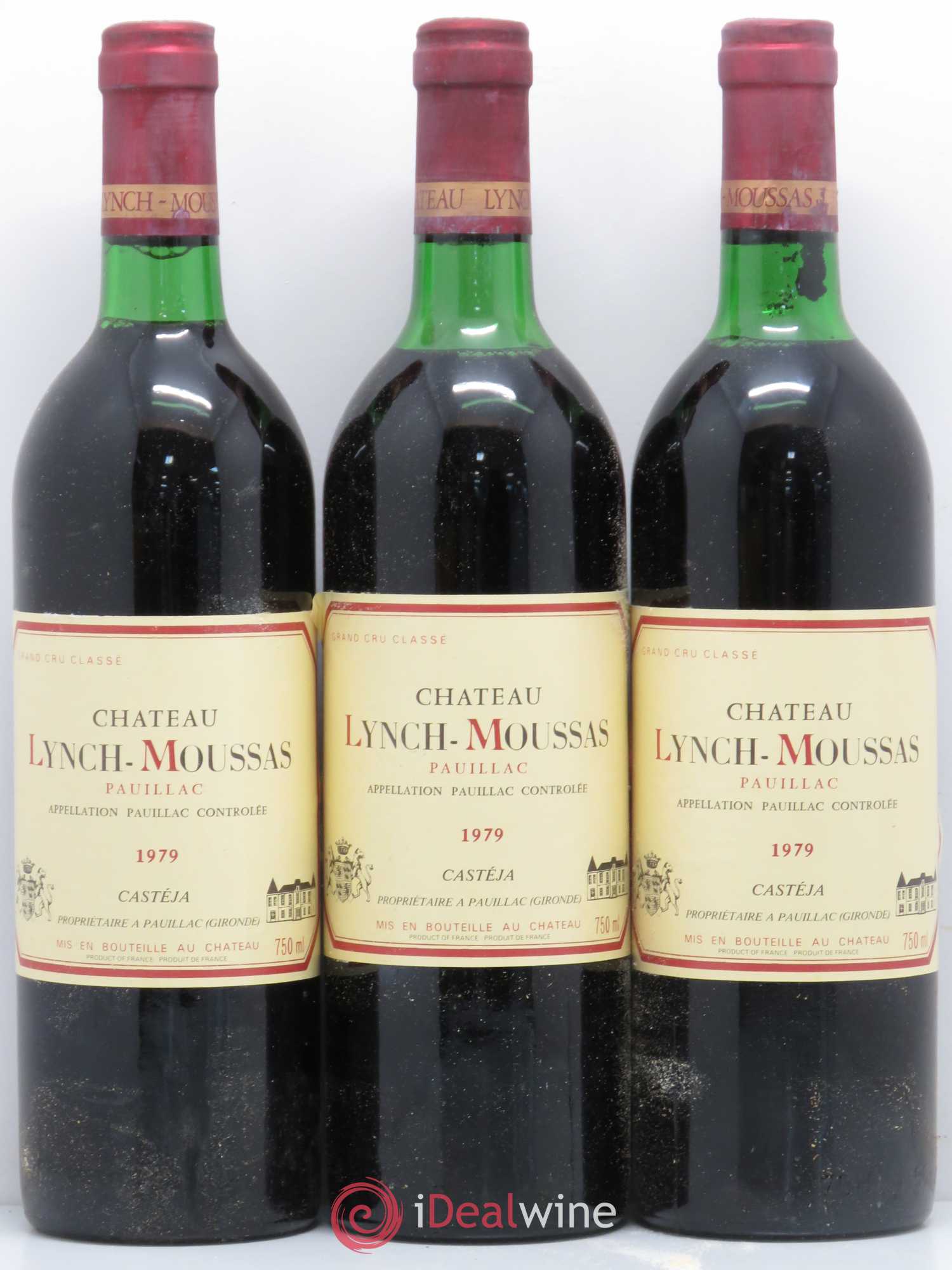 Château Lynch Moussas 5ème Grand Cru Classé 1979 - Lot de 12 bouteilles - 3