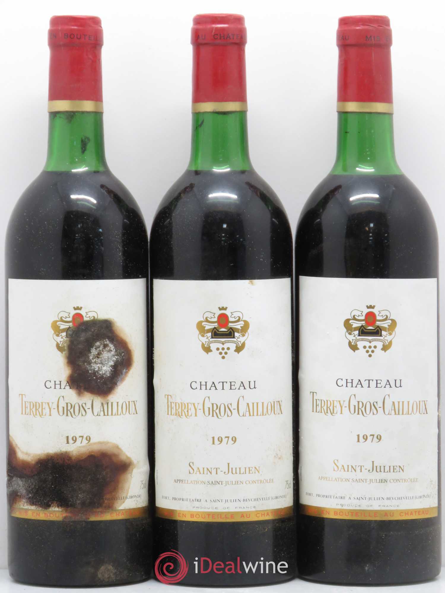 Château Terrey Gros Cailloux Cru Bourgeois 1979 - Lot de 11 bouteilles - 1