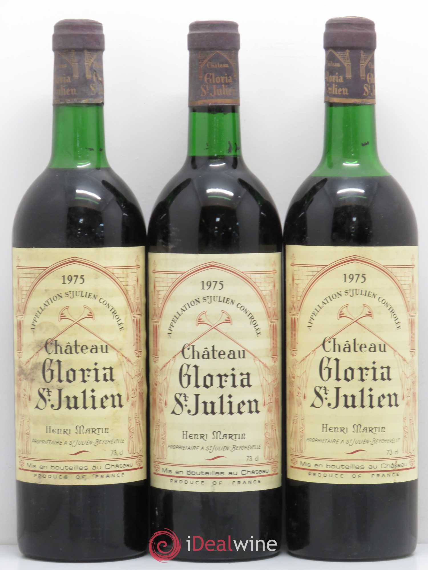 Château Gloria 1975 - Lot de 6 bouteilles - 1