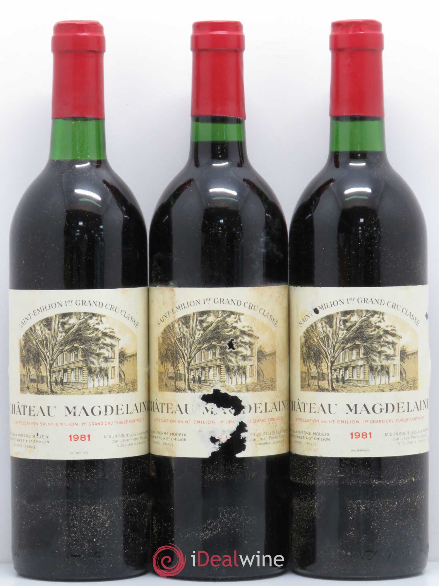Château Magdelaine 1981 - Lot de 12 bouteilles - 1