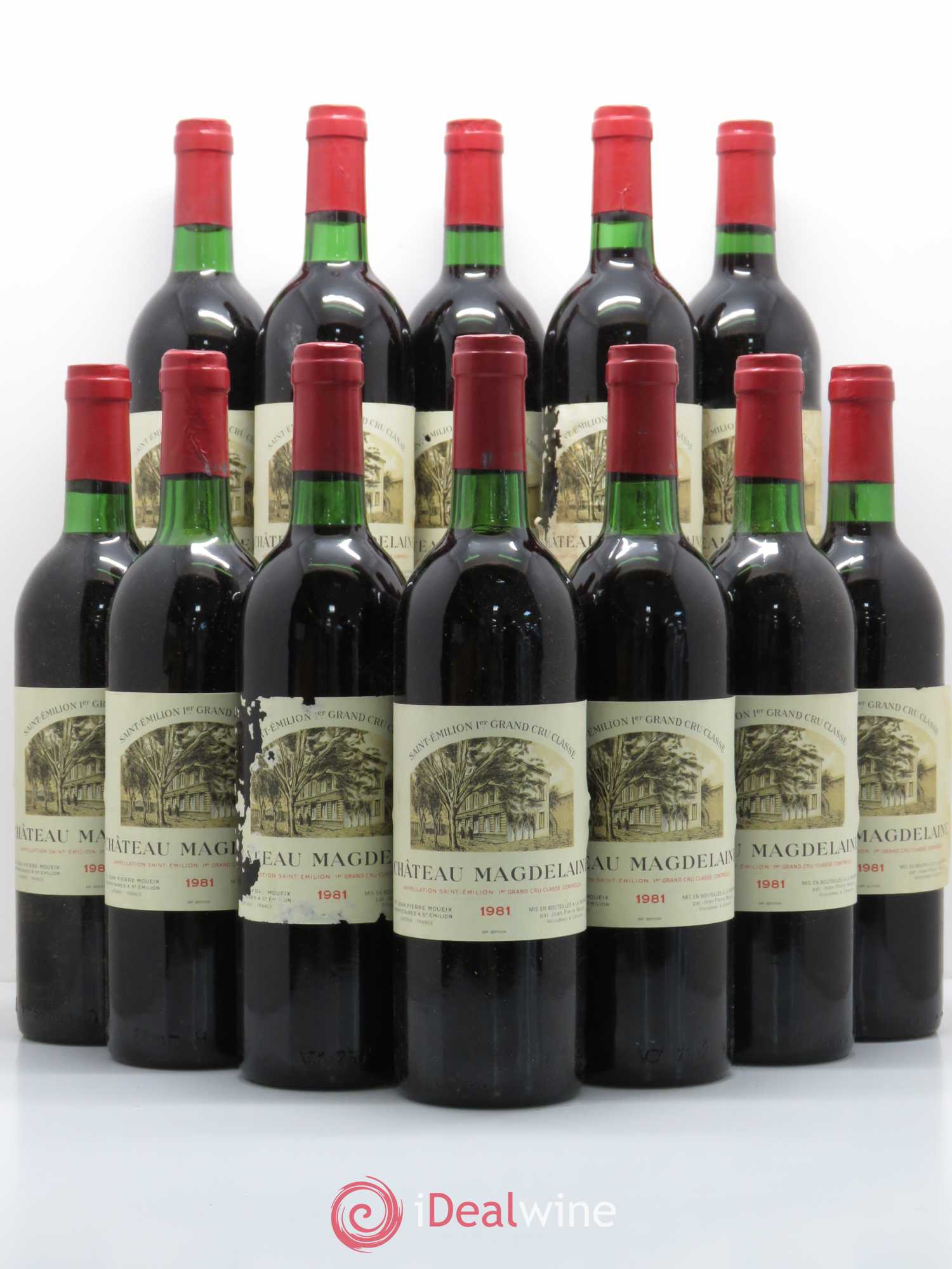 Château Magdelaine 1981 - Lot de 12 bouteilles - 0