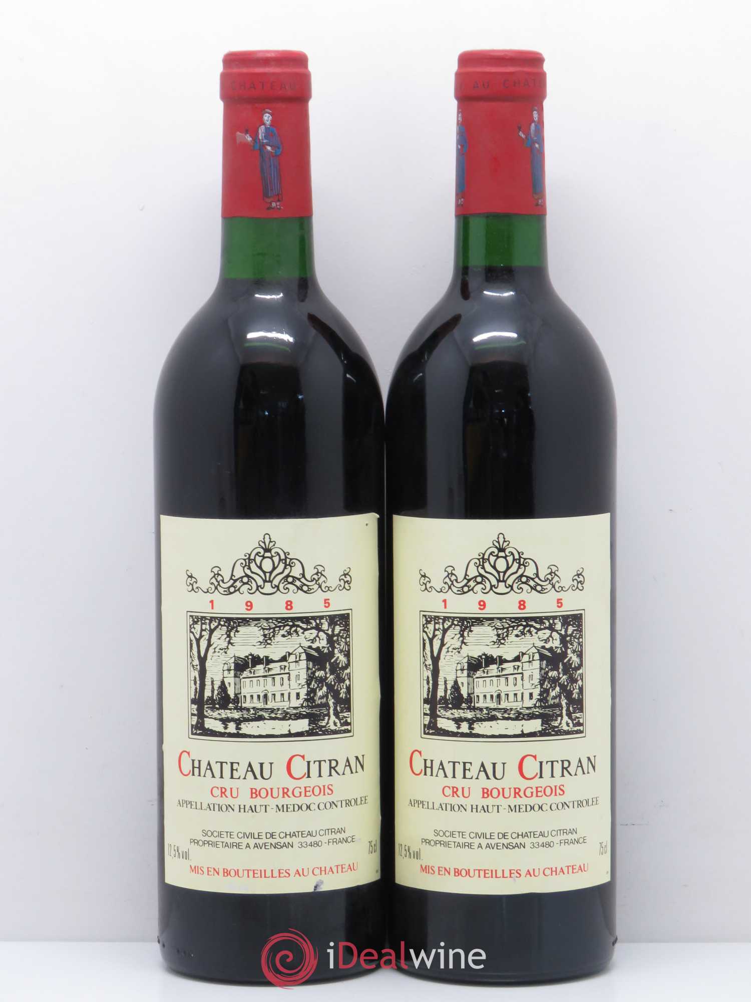 Château Citran Cru Bourgeois 1985 - Lot de 2 bouteilles - 0