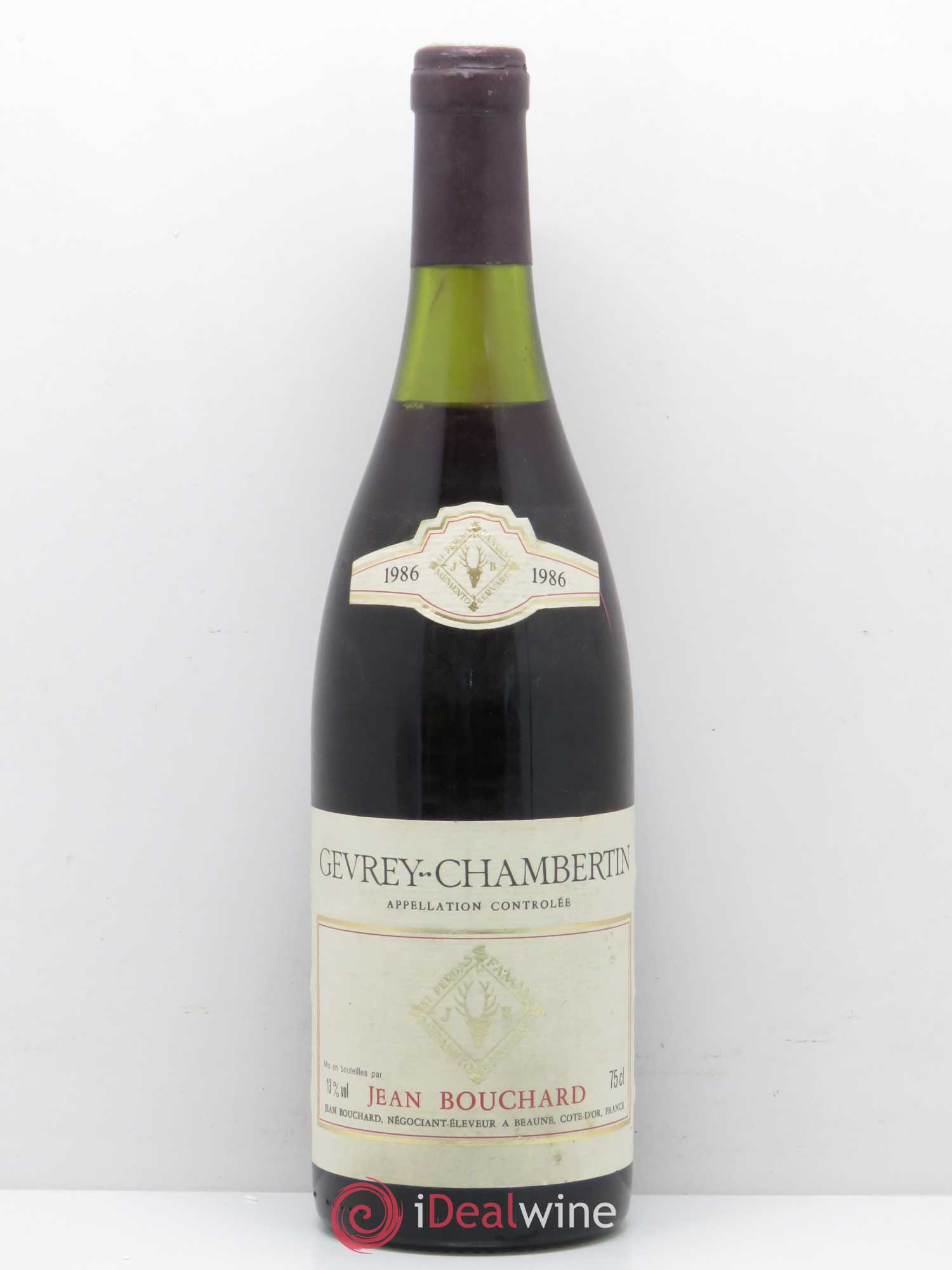 Gevrey-Chambertin Domaine Jean Bouchard 1986 - Lot de 1 bouteille - 0