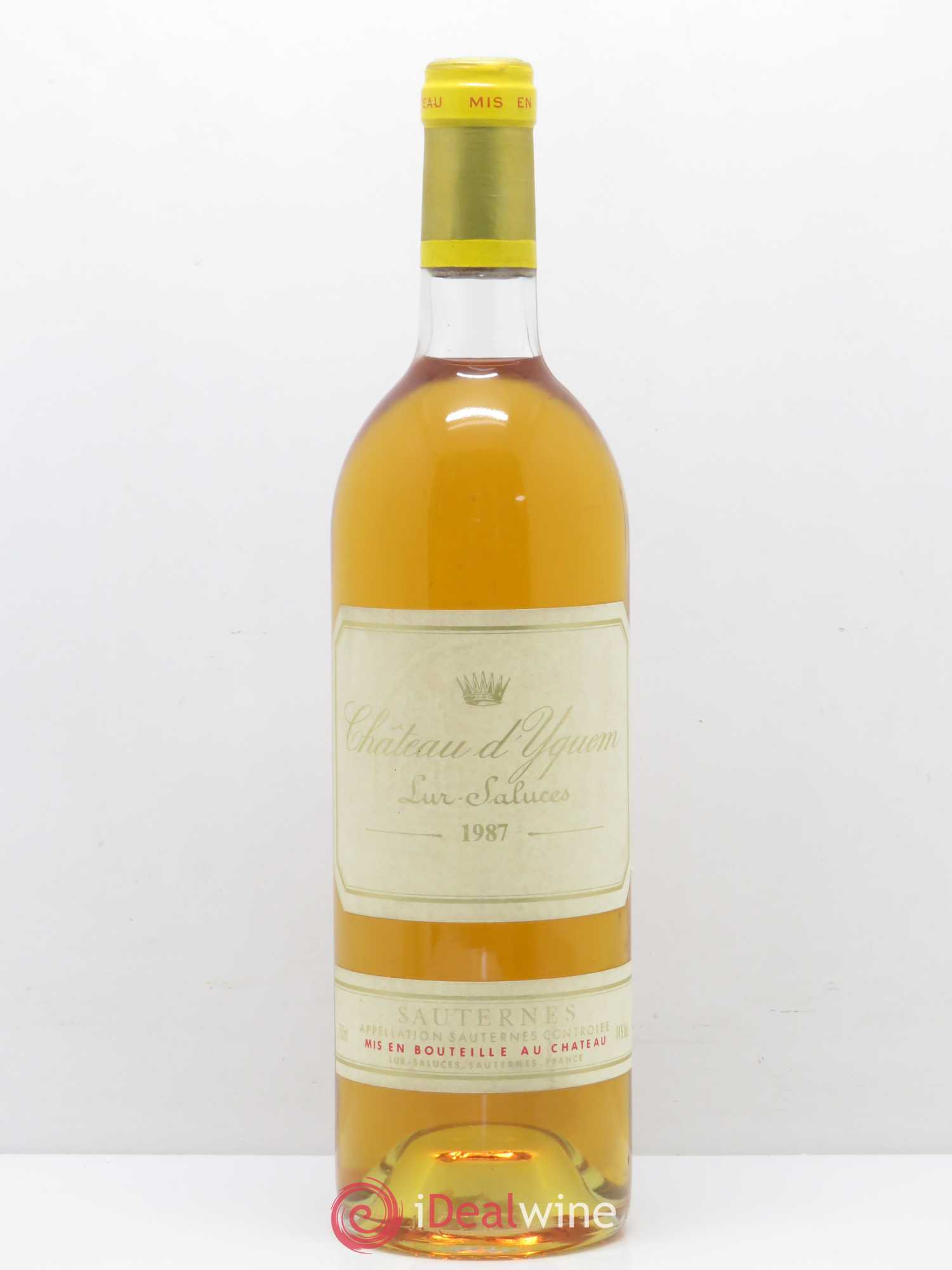 Château d' Yquem 1er Cru Classé Supérieur 1987 - Lot de 1 bouteille - 0