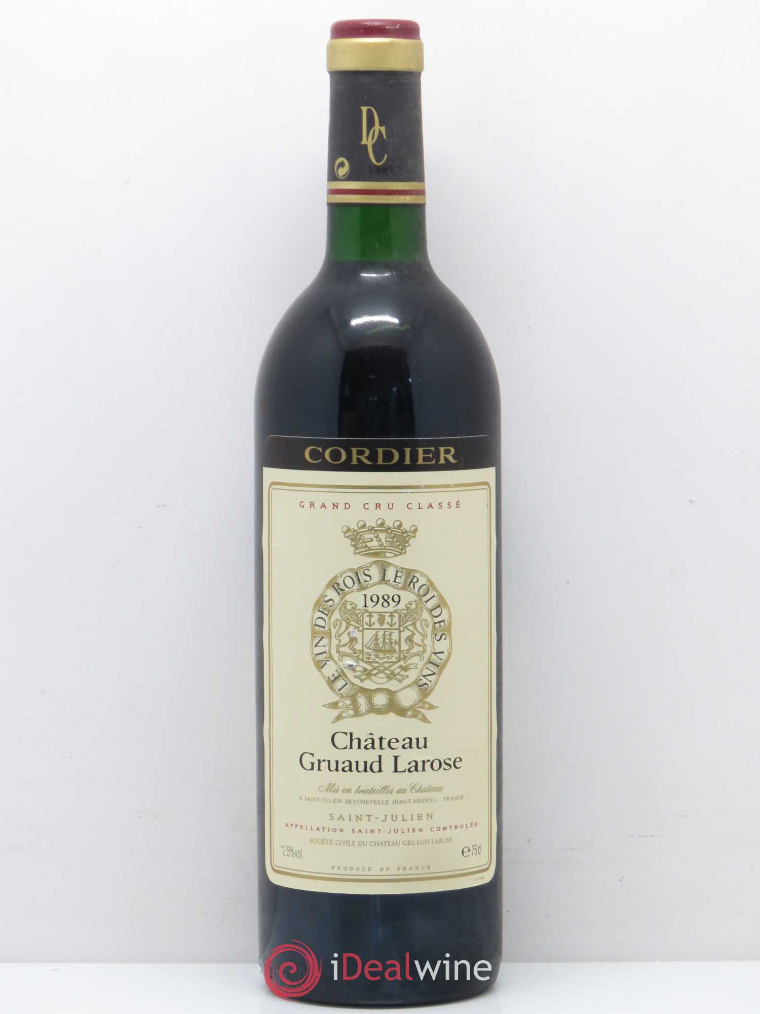 Château Gruaud Larose 2ème Grand Cru Classé 1989 - Lot de 1 bouteille - 0
