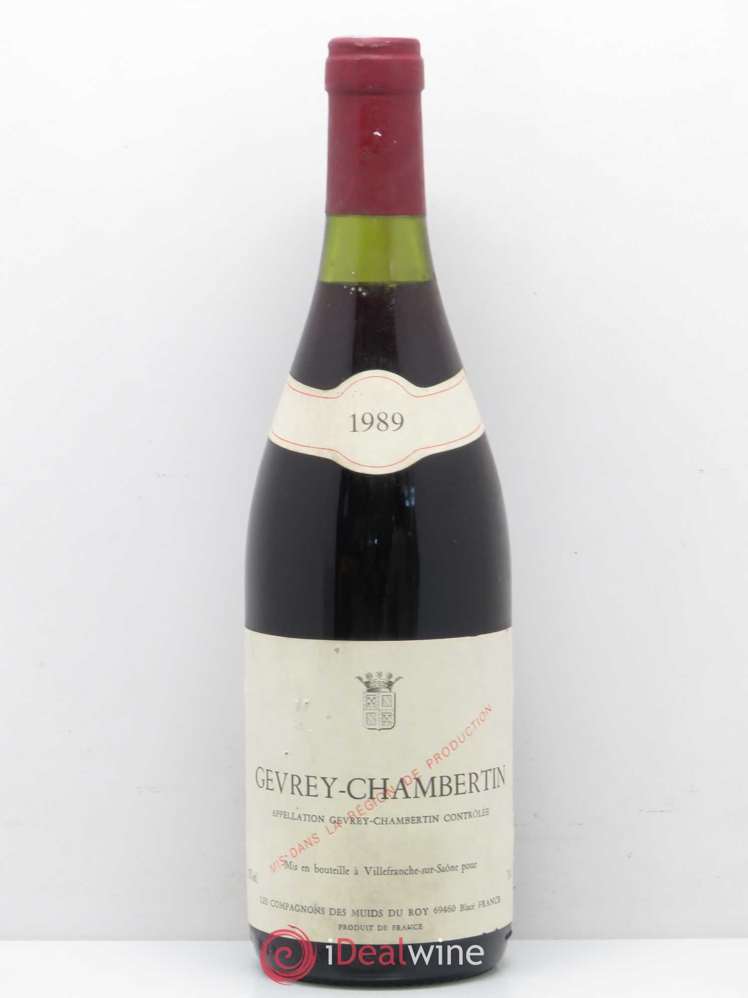 Gevrey-Chambertin Les Compagnons des Muids du Roy 1989 - Posten von 1 Flasche - 0