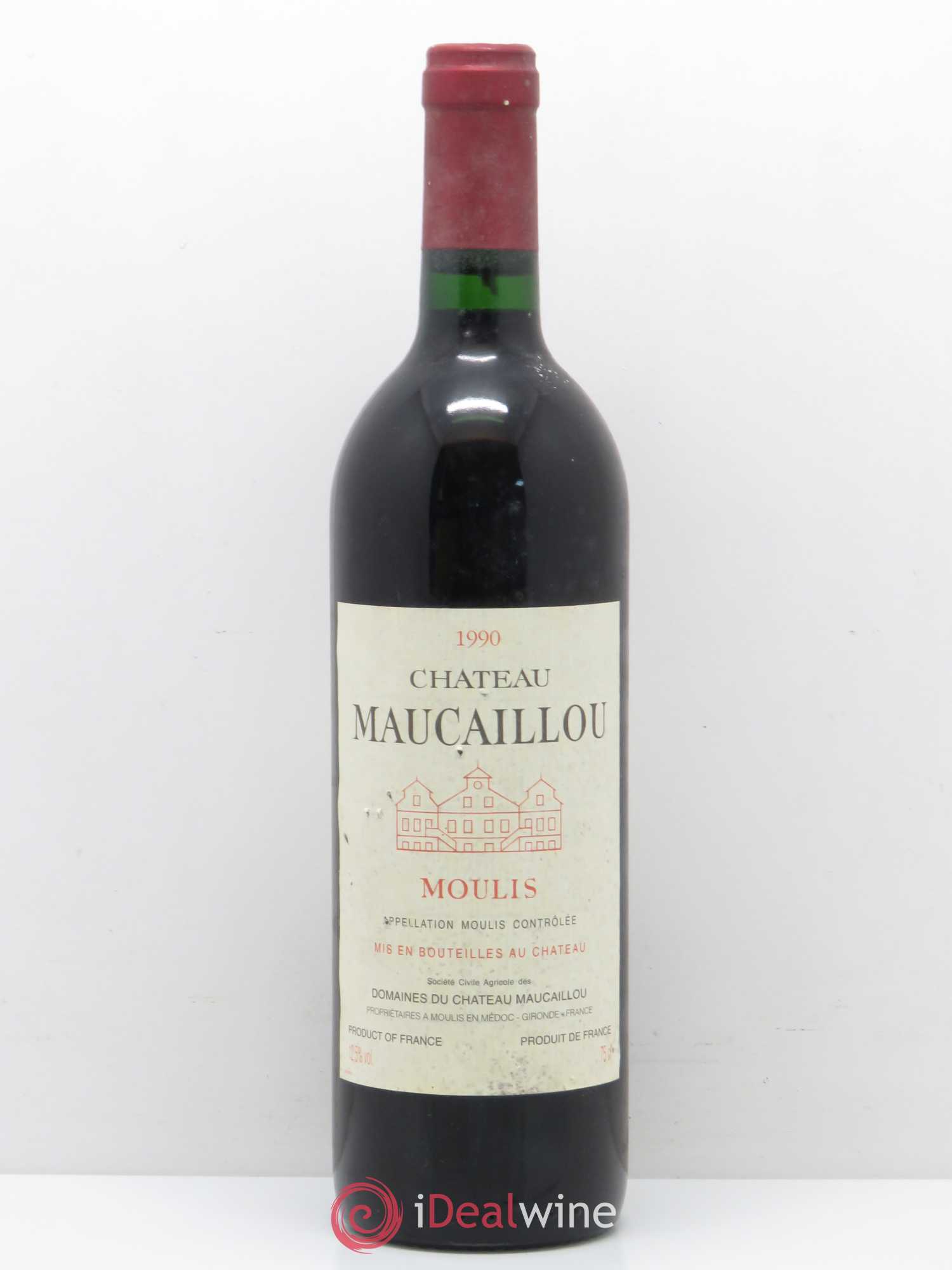 Château Maucaillou 1990 - Lot de 1 bouteille - 0