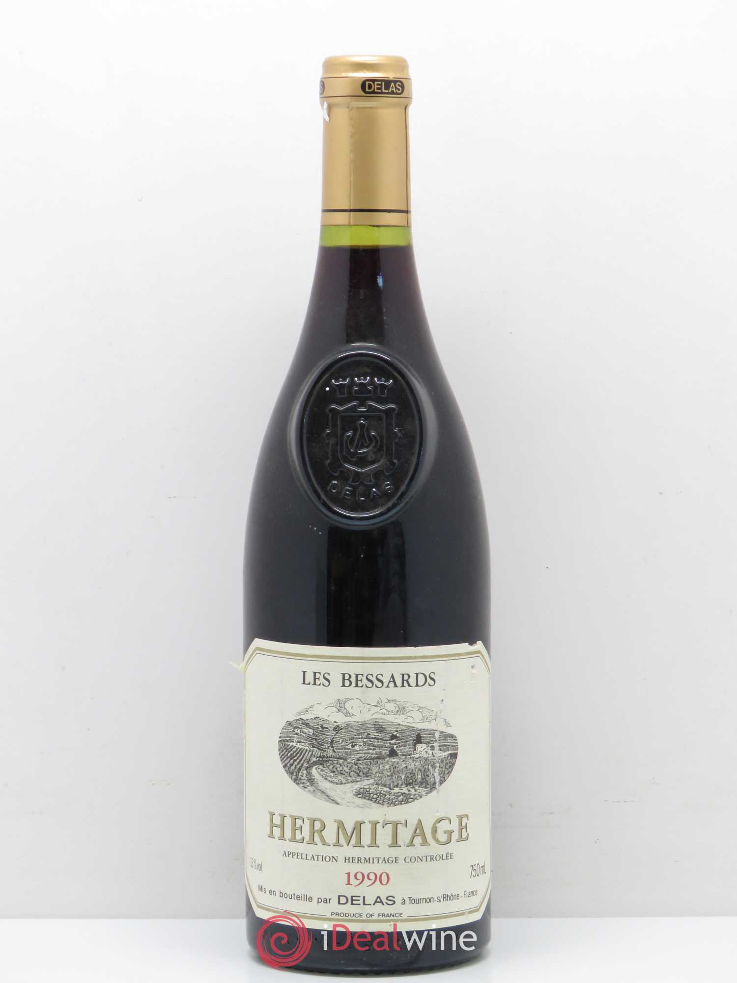 Hermitage Les Bessards Delas Frères 1990 - Lot de 1 bouteille - 0