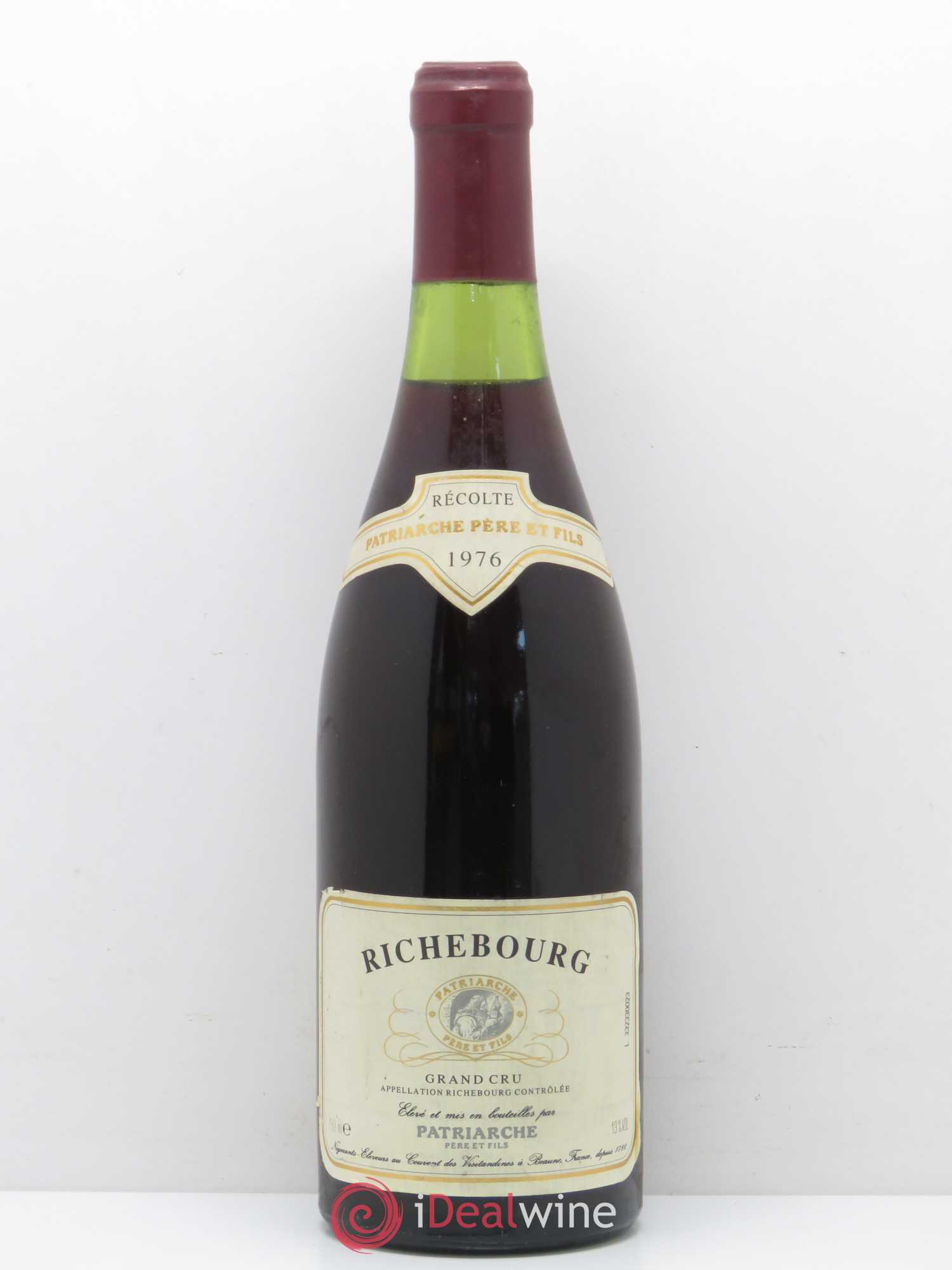 Richebourg Grand Cru Domaine Patriarche Père et Fils 1976 - Posten von 1 Flasche - 0