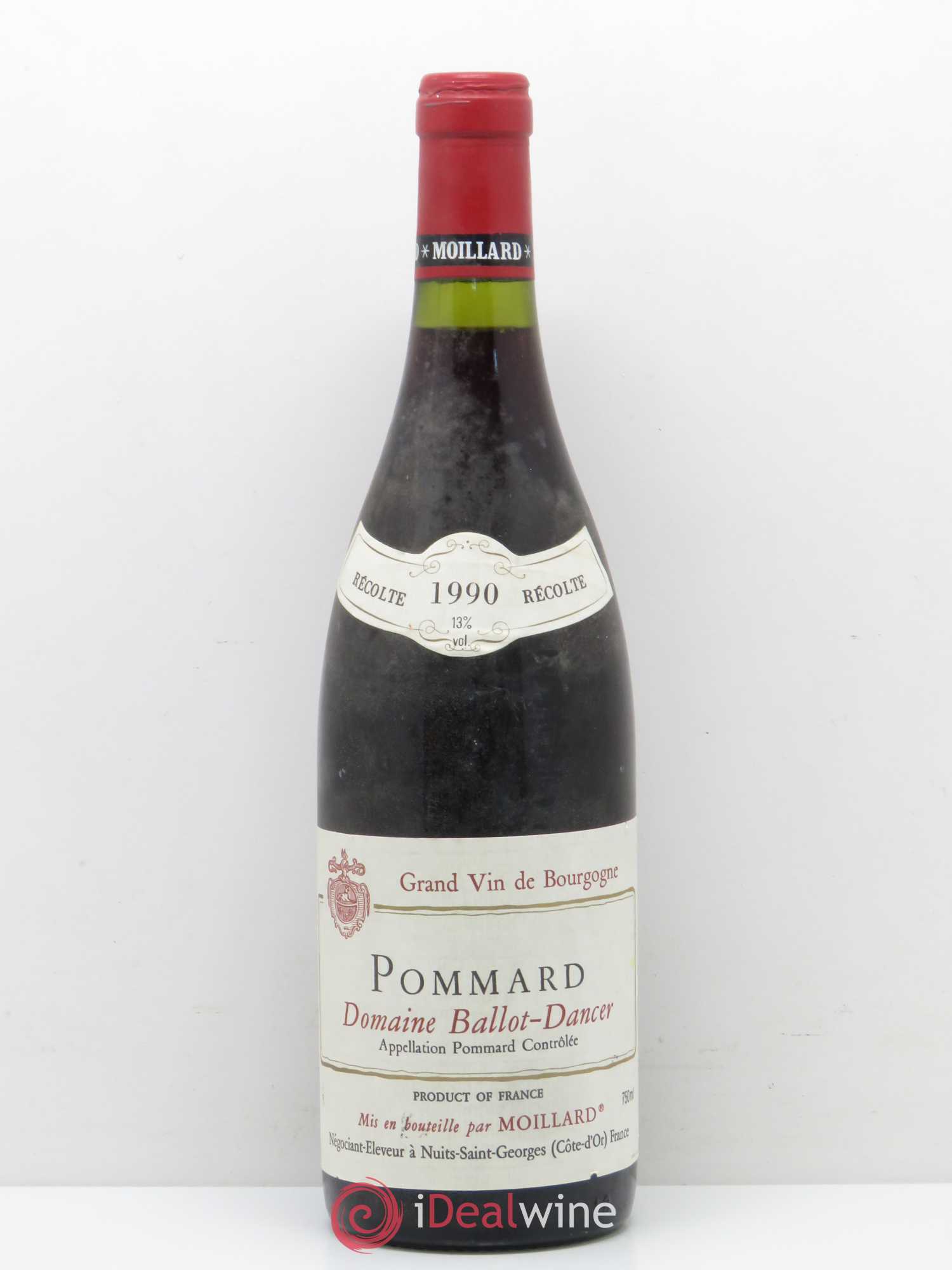 Pommard Domaine Ballot-Dancer 1990 - Posten von 1 Flasche - 0