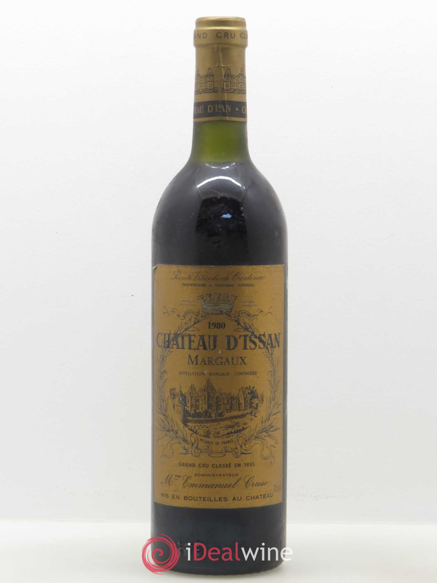 Château d'Issan 3ème Grand Cru Classé 1980 - Lot de 1 bouteille - 0