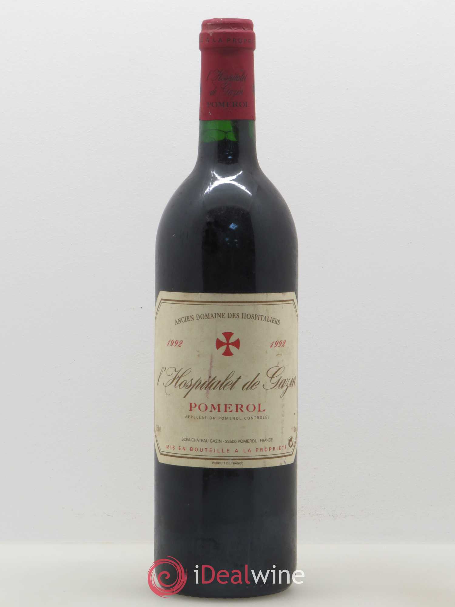 L'Hospitalet de Gazin Second Vin 1992 - Lot de 1 bouteille - 0