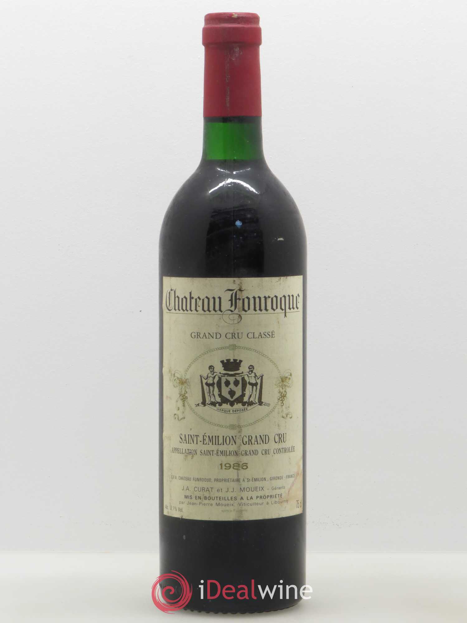 Château Fonroque Grand Cru Classé 1986 - Lot de 1 bouteille - 0