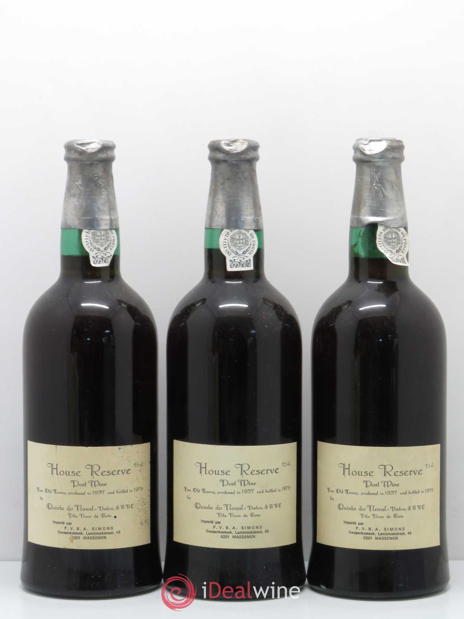 Porto Quinta Do Noval Vintage Fine Old Tawny House Reserve 1937 - Posten von 3 Flaschen - 1